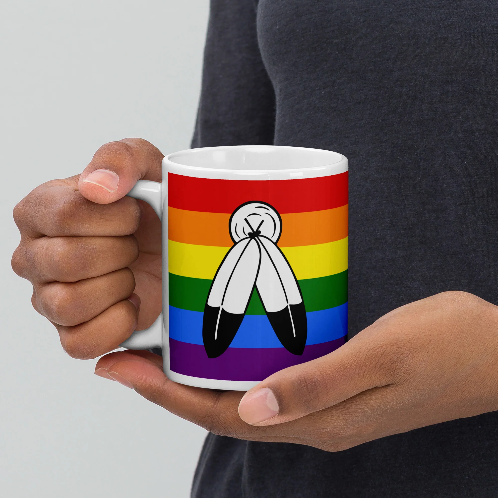 2 Spirit Pride Flag Mug - Image 3