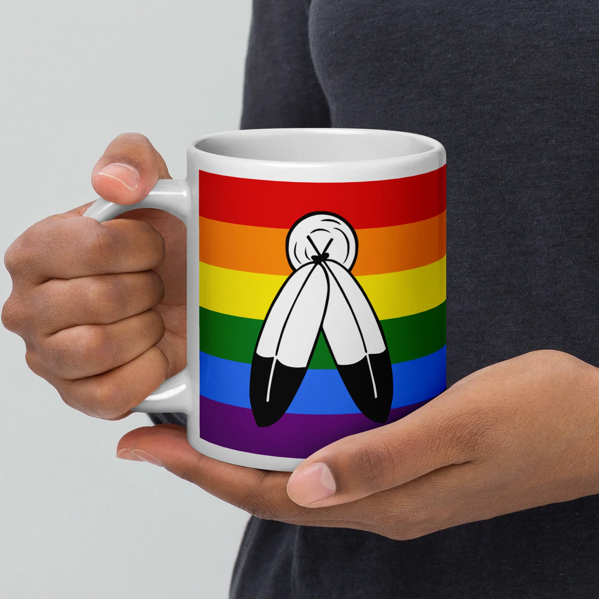 2 Spirit Pride Flag Mug - Image 4