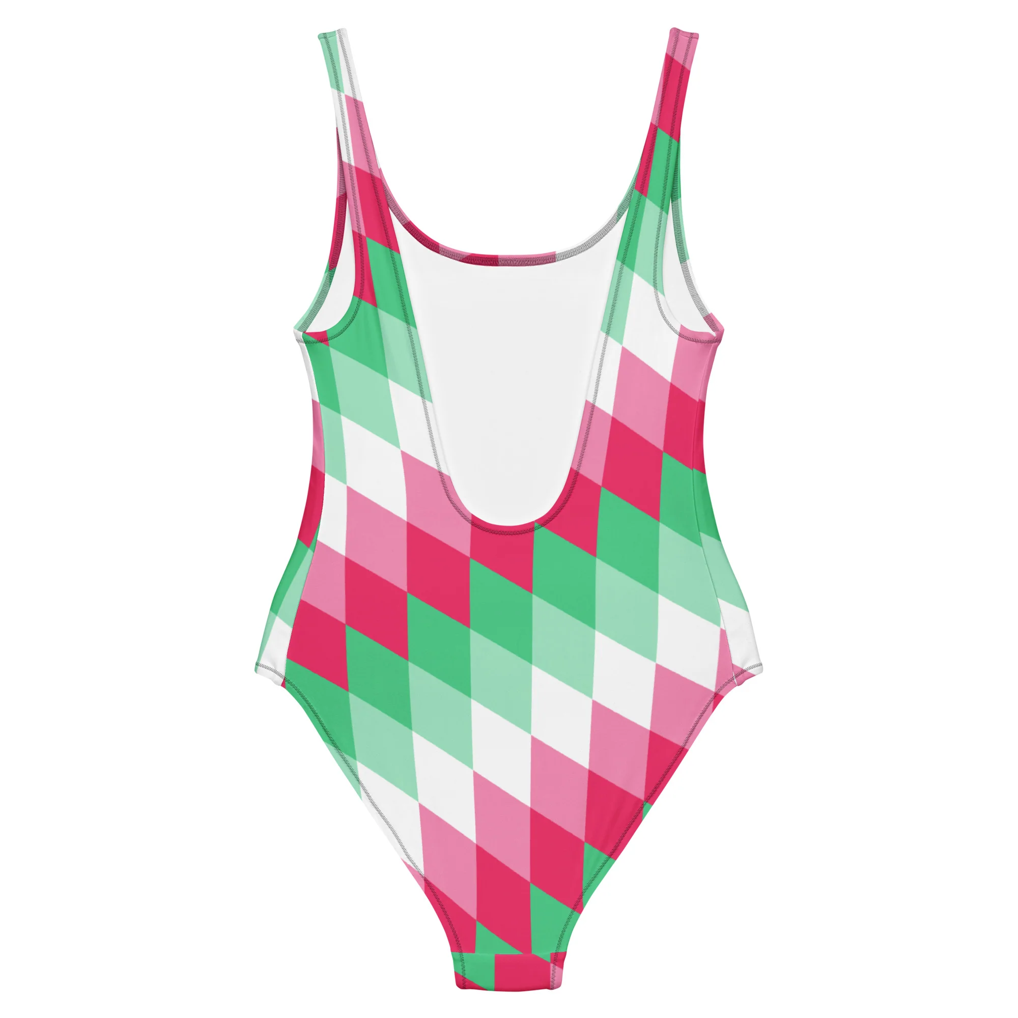 Abrosexual Pride Flag Diamonds One-Piece Swimsuit - Image 11