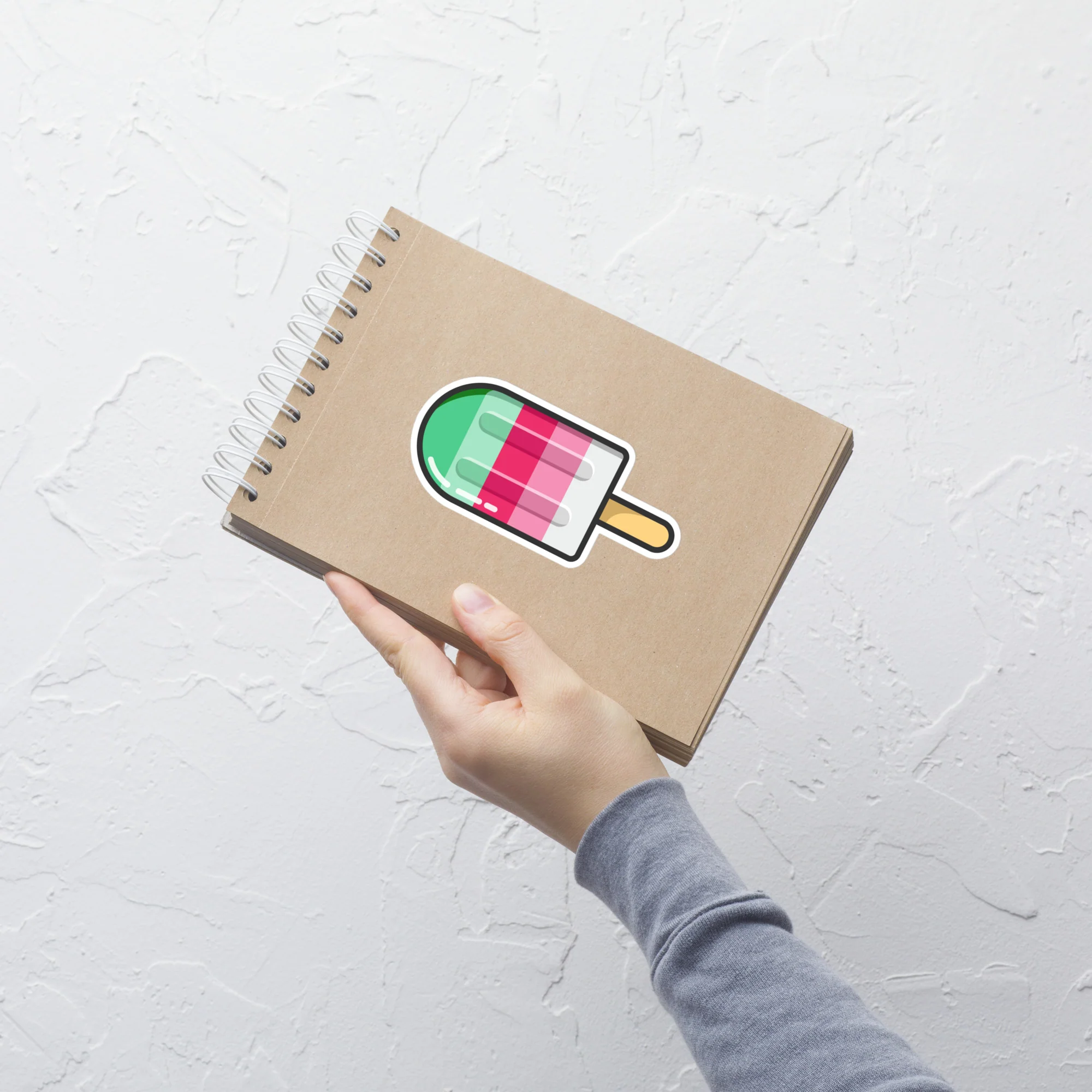 Abrosexual Pride Flag Ice Pop Sticker - Image 5