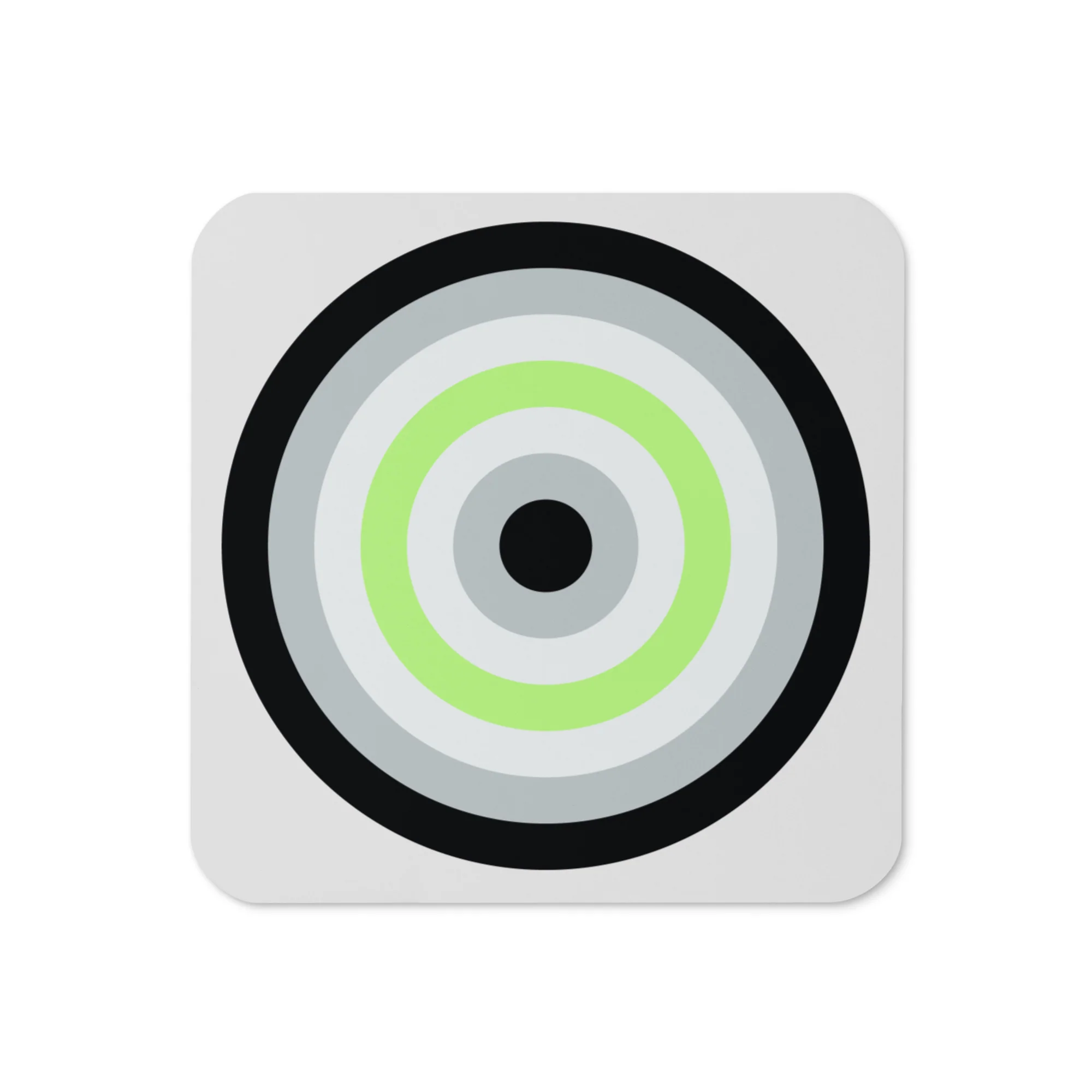 Agender Pride Flag Roundel Coaster
