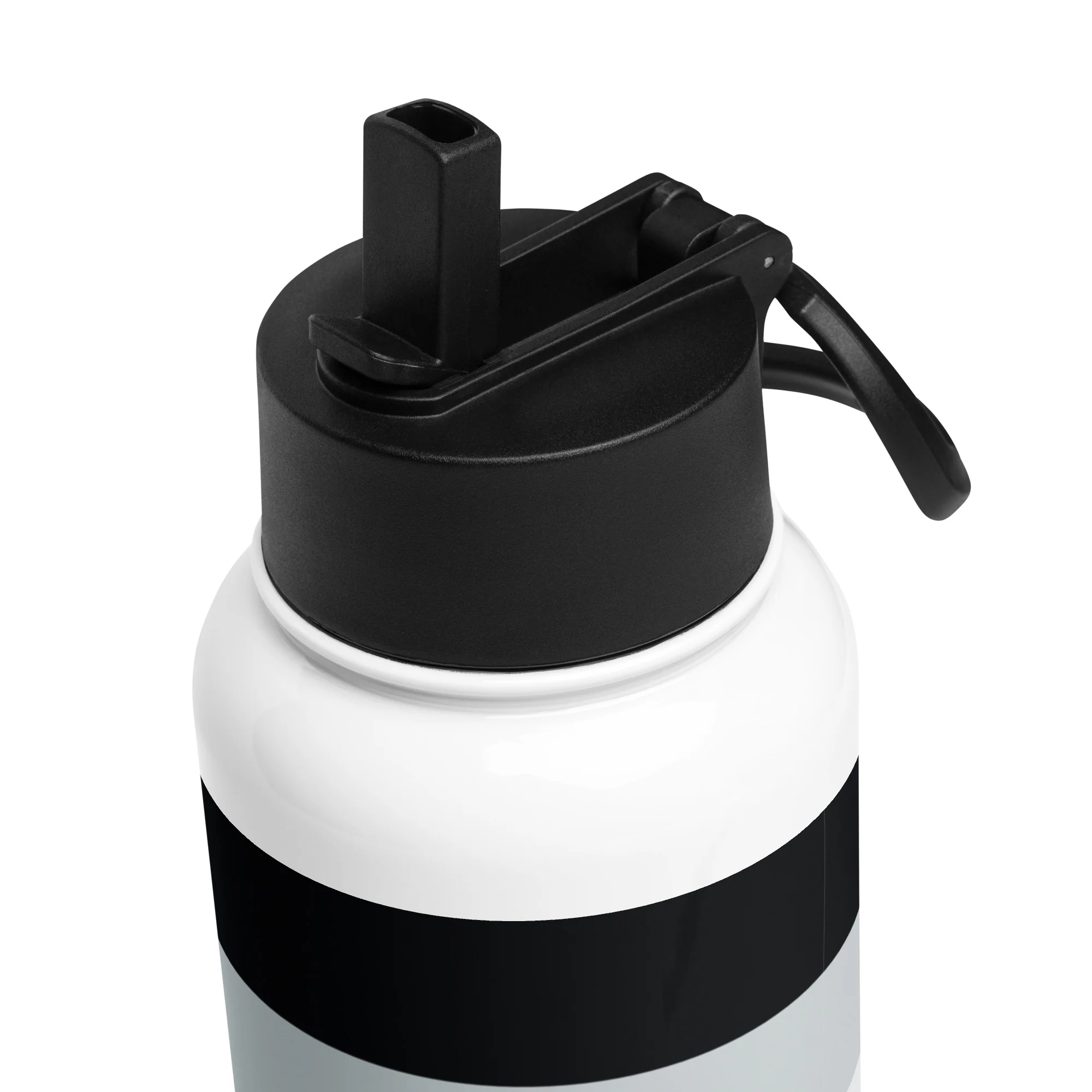 Agender Pride Flag Stainless Steel Water Bottle - Image 5