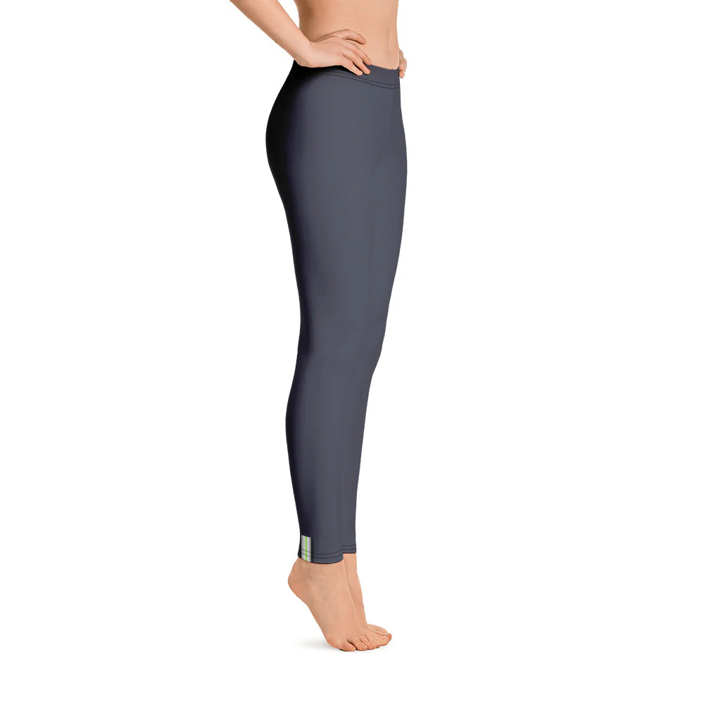 Agender Pride Flash Blue Leggings - Image 6