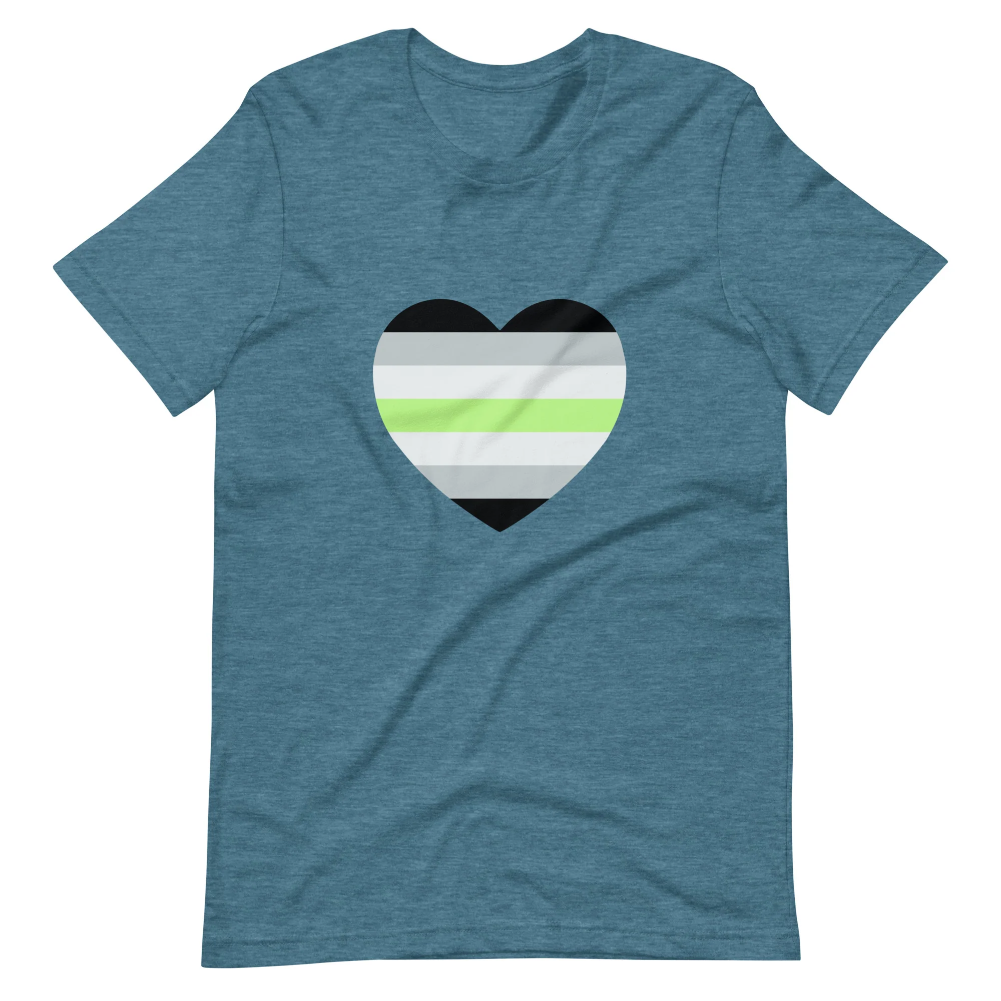 Agender Pride Heart T-Shirt