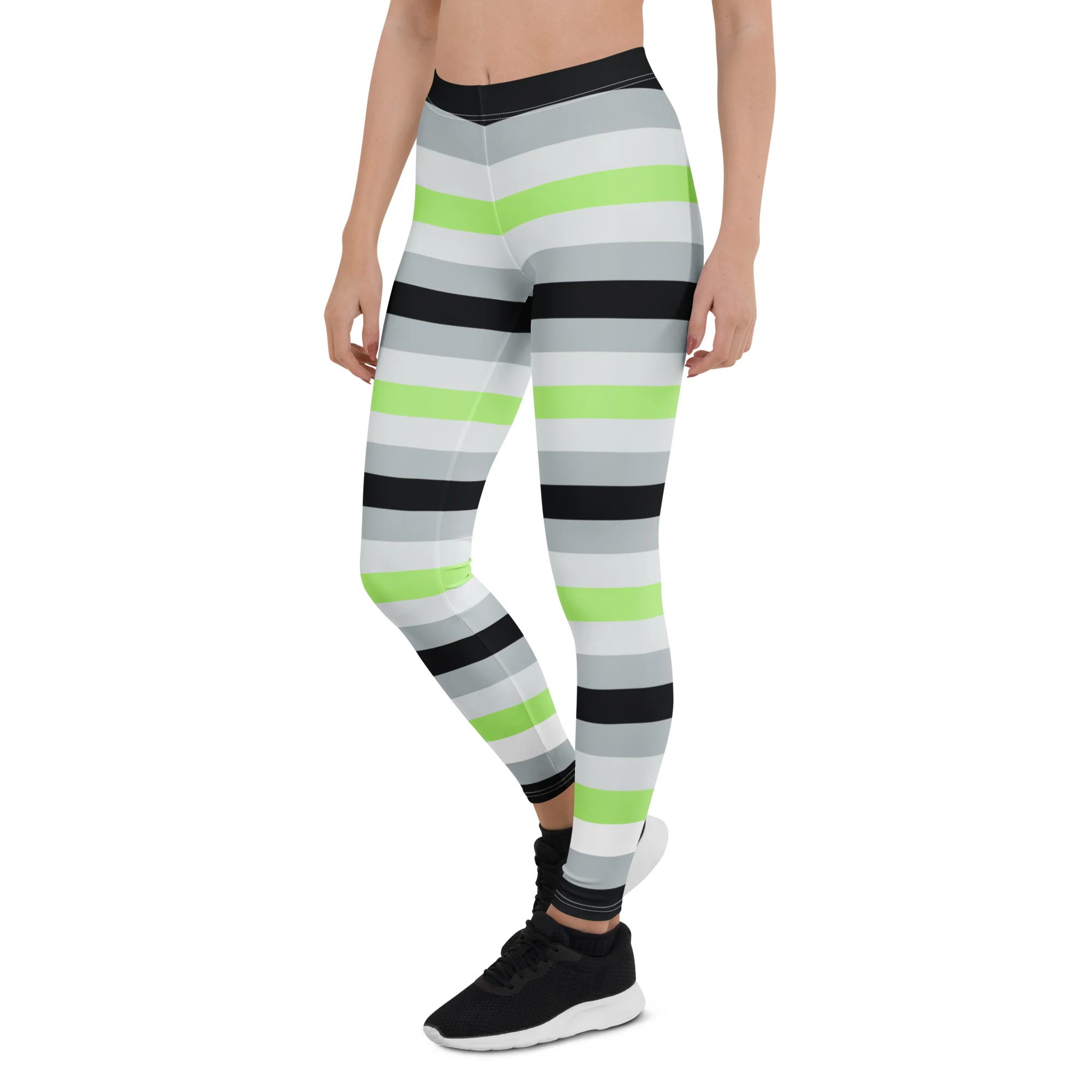 Agender Pride Hooped Leggings