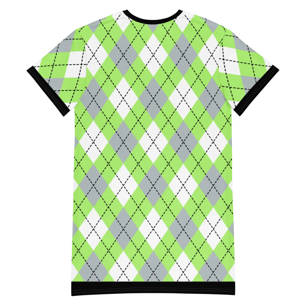 Agender Tartan T-shirt Dress - Image 7