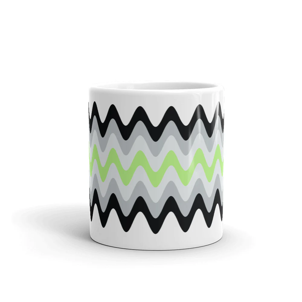 Agender Wavy Pride Flag Mug - Image 3