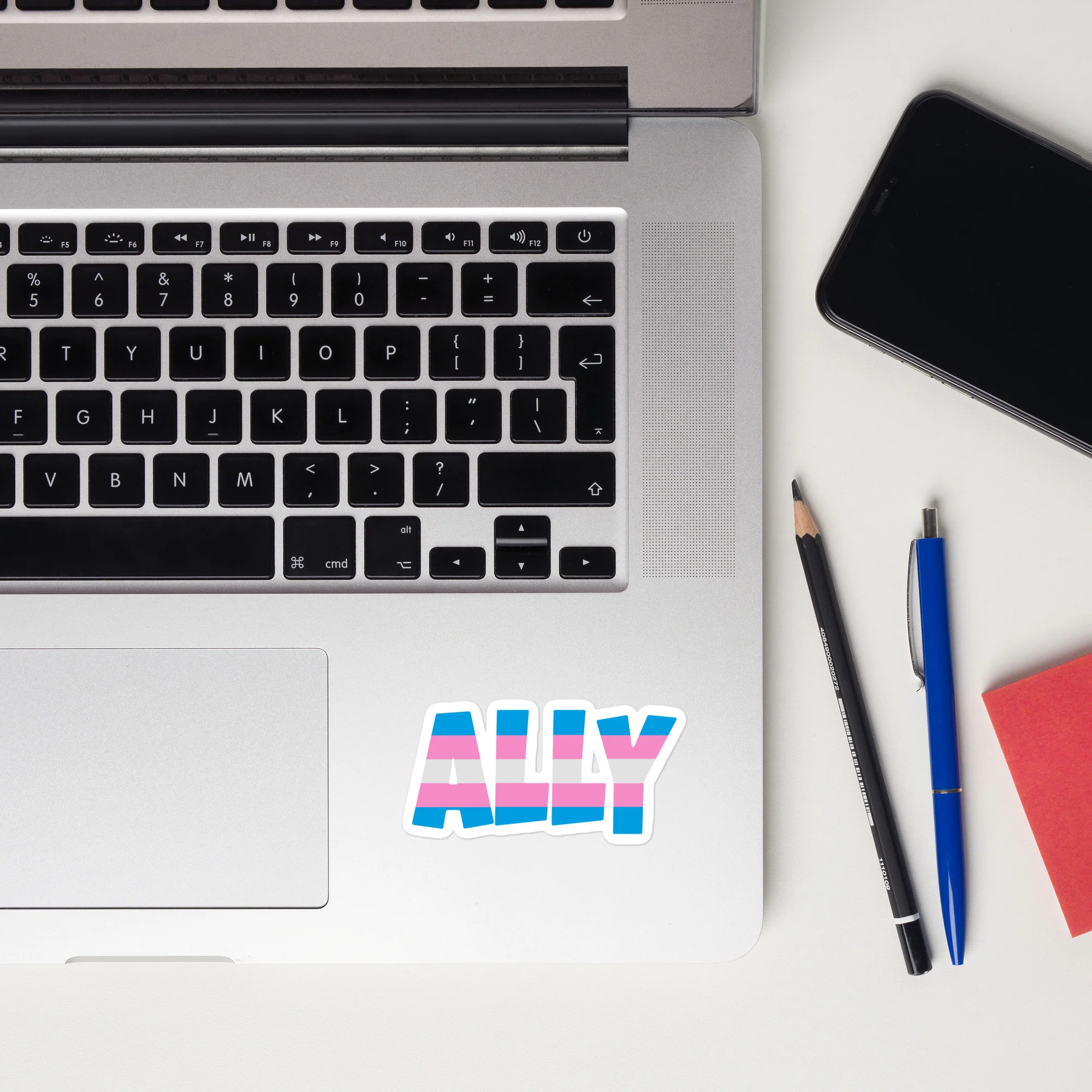 Ally Trans Flag Sticker - Image 2