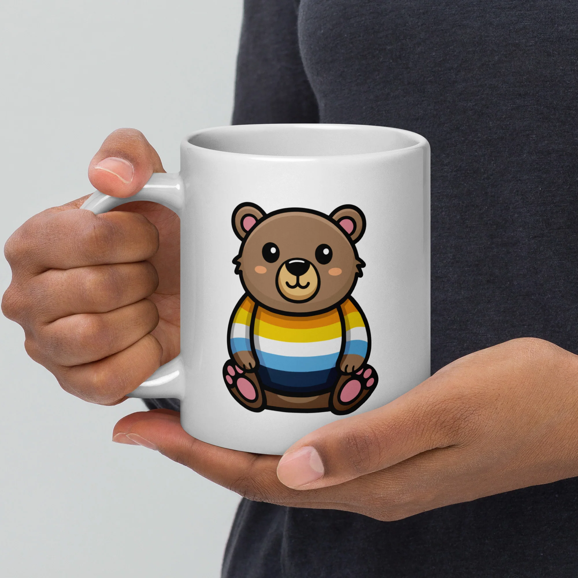 Aroace Pride Bear Mug - Image 5