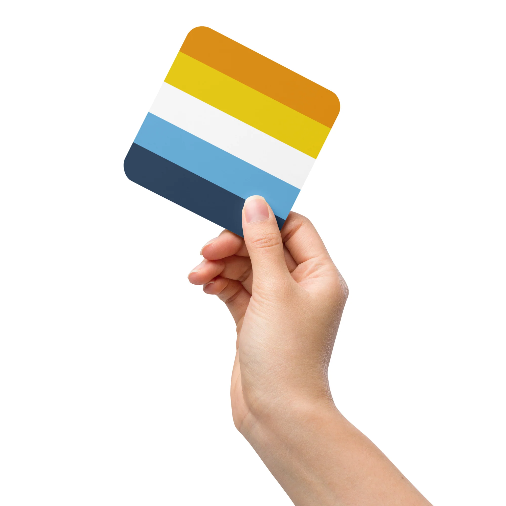 AroAce Pride Flag Coaster - Image 4