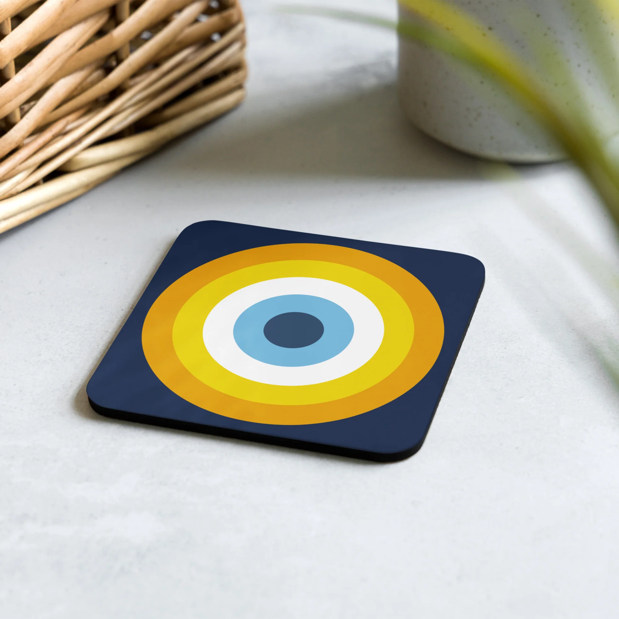AroAce Pride Flag Roundel Coaster - Image 4