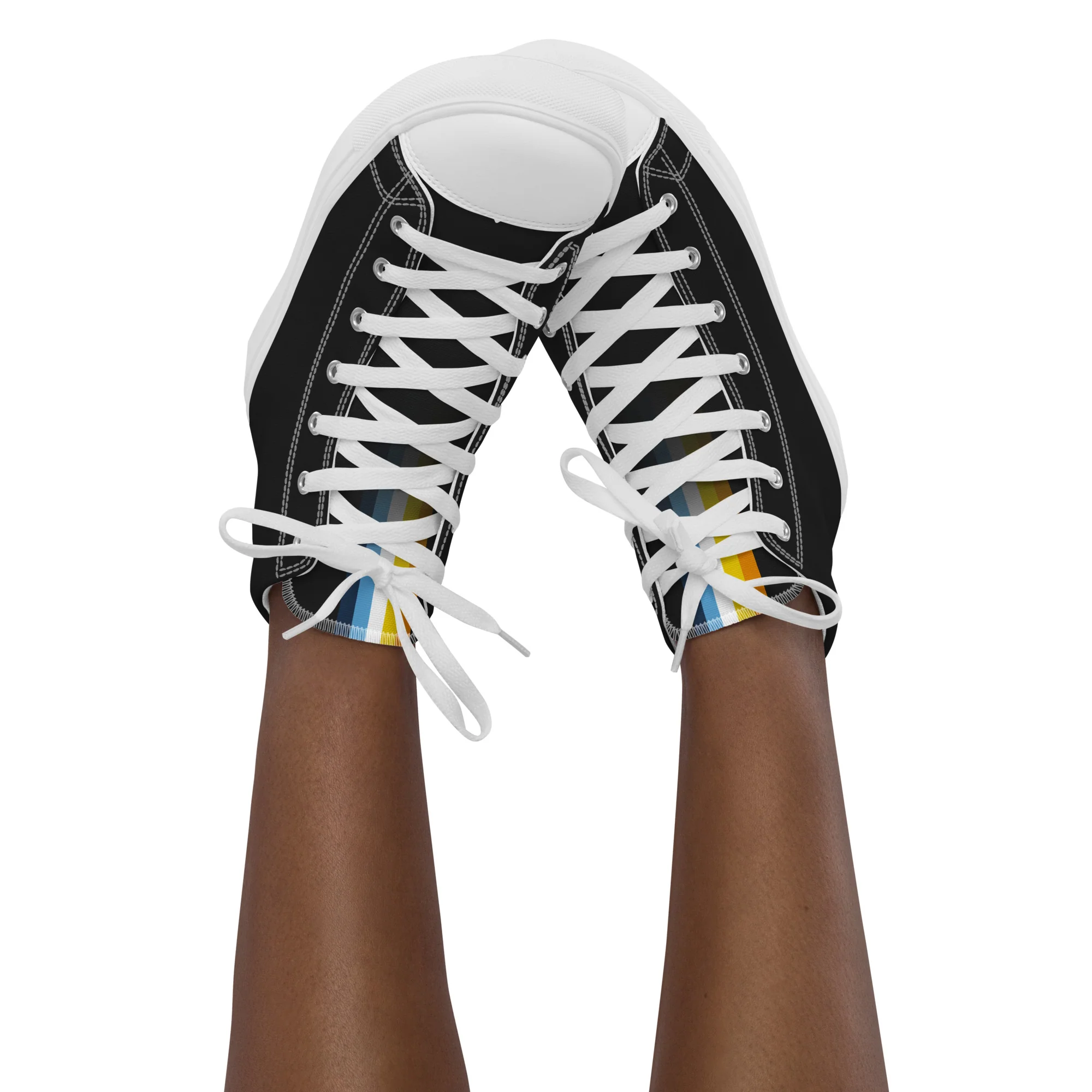 AroAce Pride High Top Trainers (female sizes) - Image 5