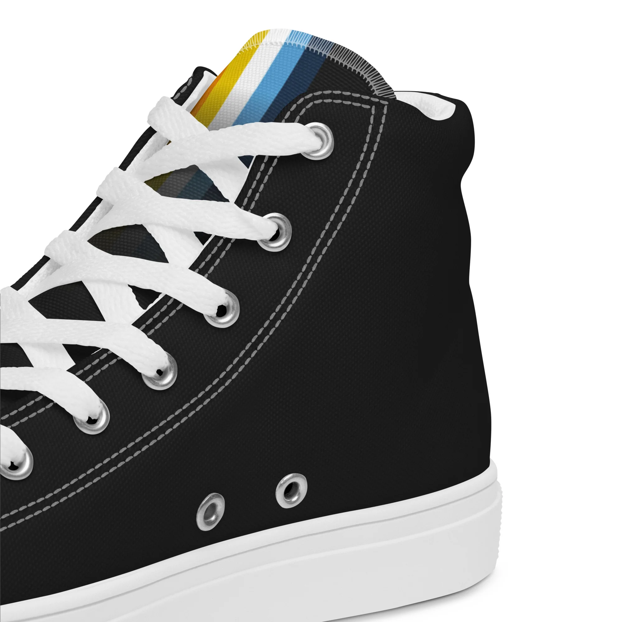 AroAce Pride High Top Trainers (male sizes) - Image 4