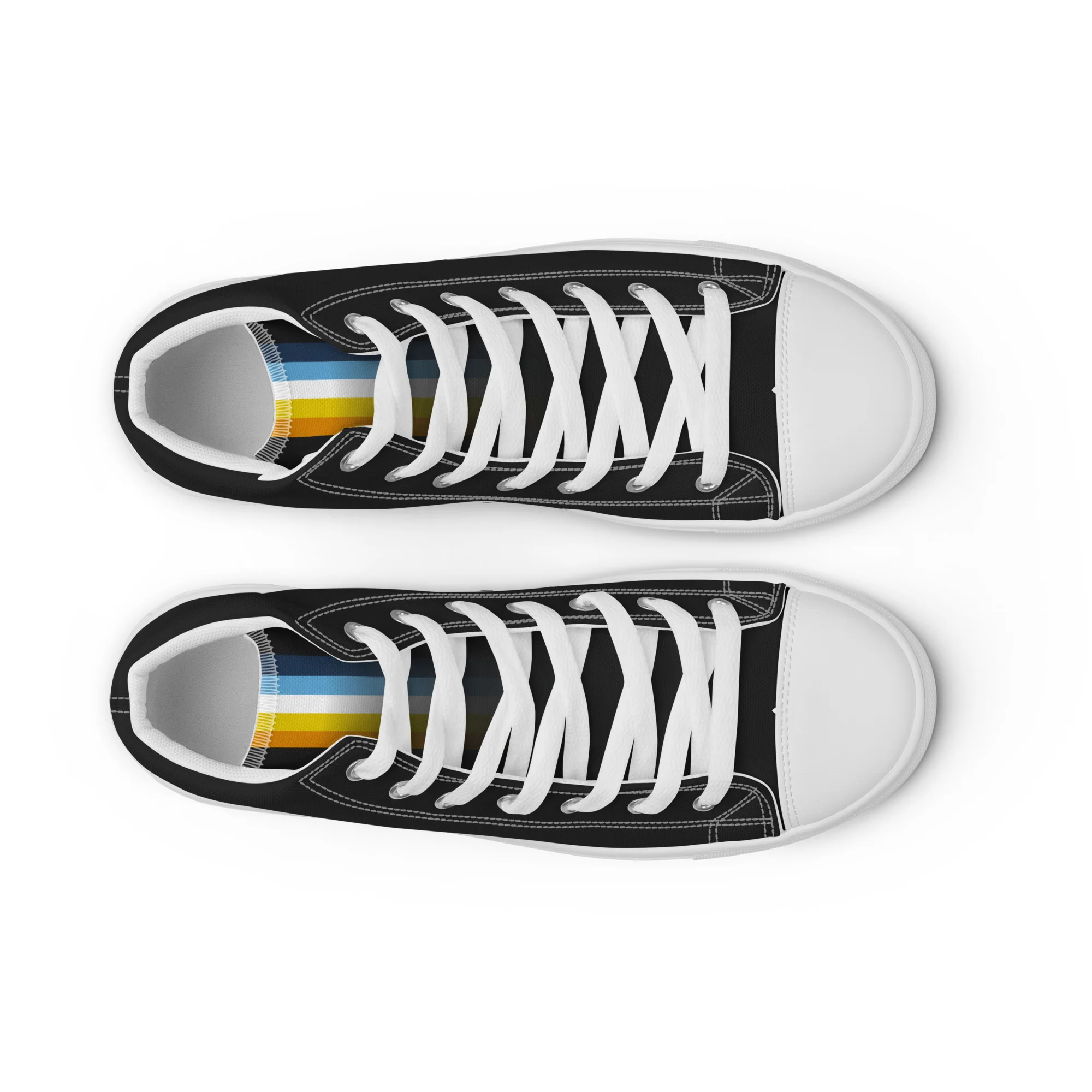 AroAce Pride High Top Trainers (male sizes) - Image 9