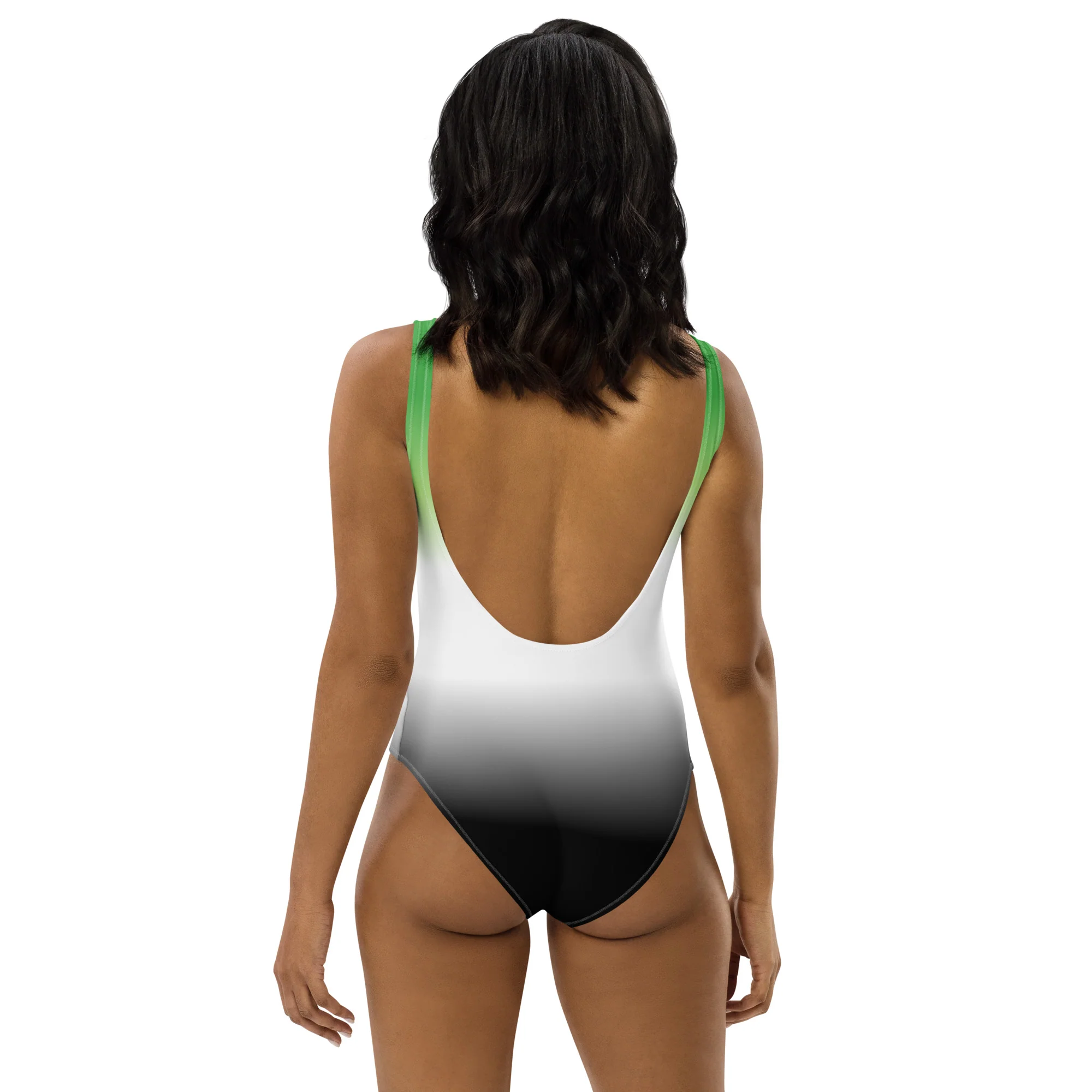 Aromantic Graduated Colours One-Piece Swimsuit - Image 5