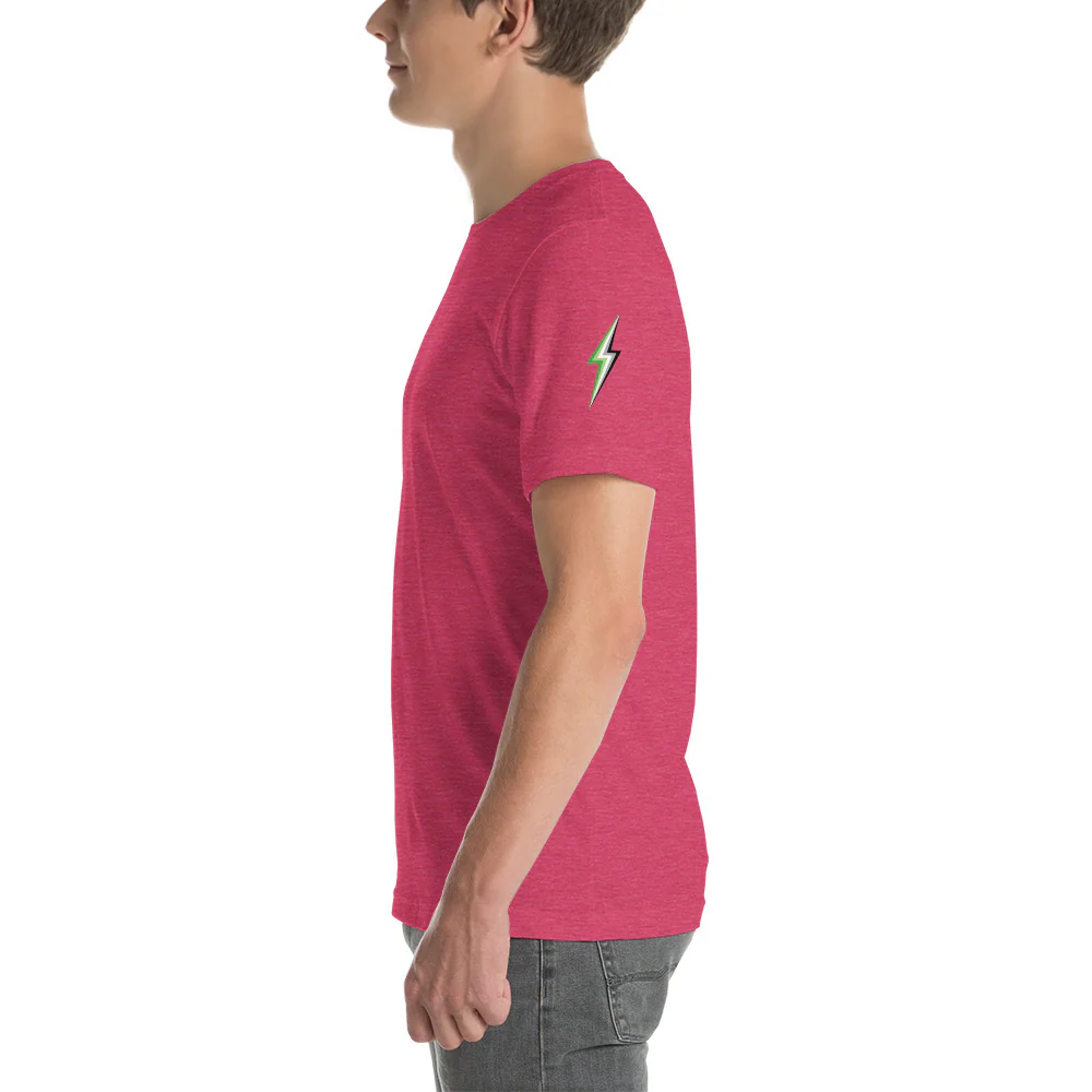 Aromantic Lightning Sleeve T-Shirt - Image 5