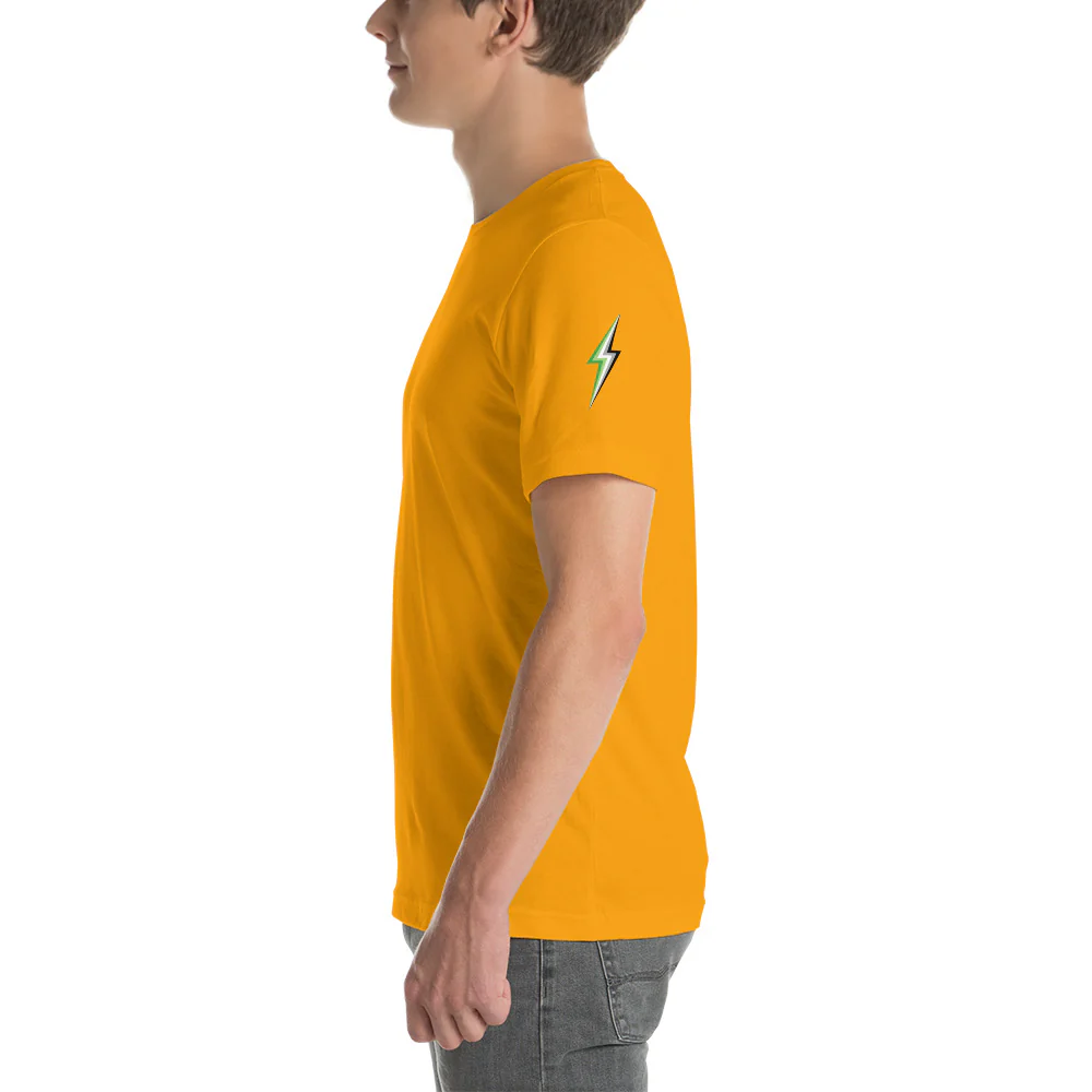 Aromantic Lightning Sleeve T-Shirt - Image 7