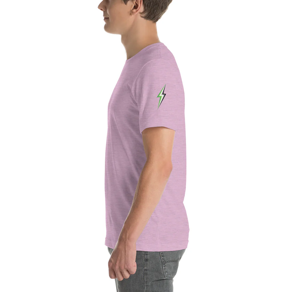 Aromantic Lightning Sleeve T-Shirt - Image 8