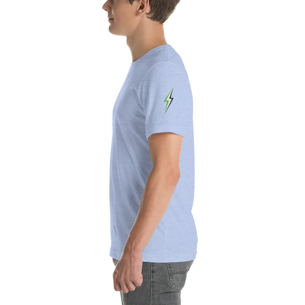 Aromantic Lightning Sleeve T-Shirt - Image 9