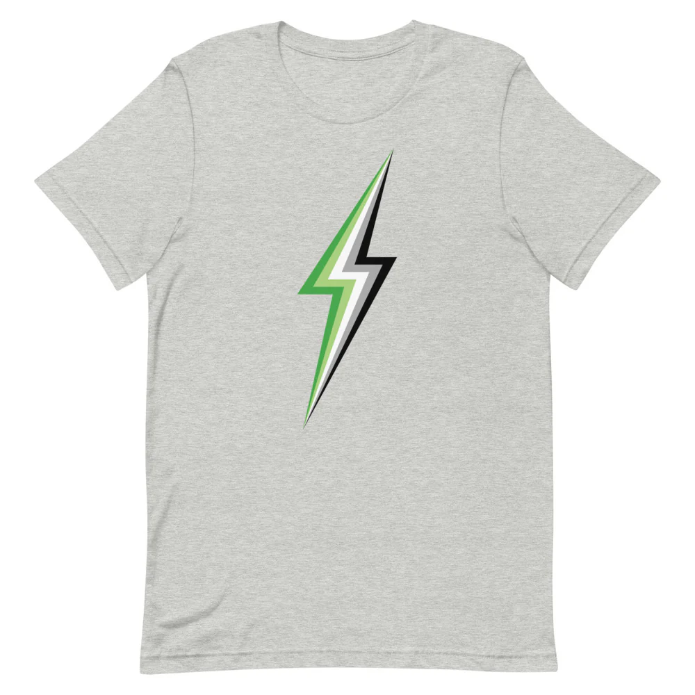 Aromantic Lightning T-Shirt - Image 11