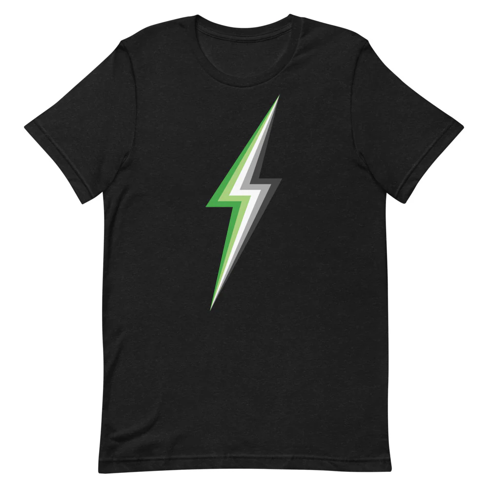Aromantic Lightning T-Shirt - Image 12