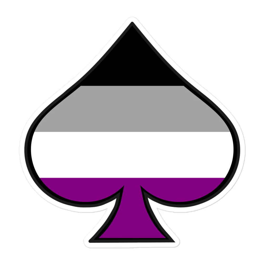 Asexual Ace Sticker