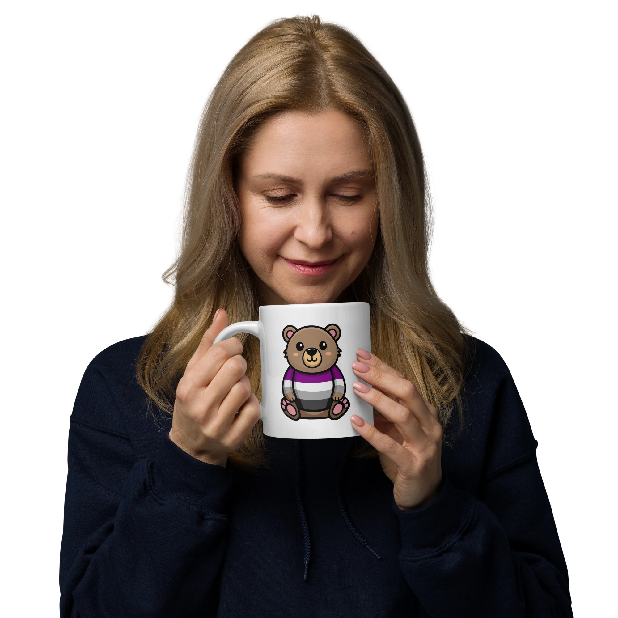 Asexual Pride Bear Mug - Image 5