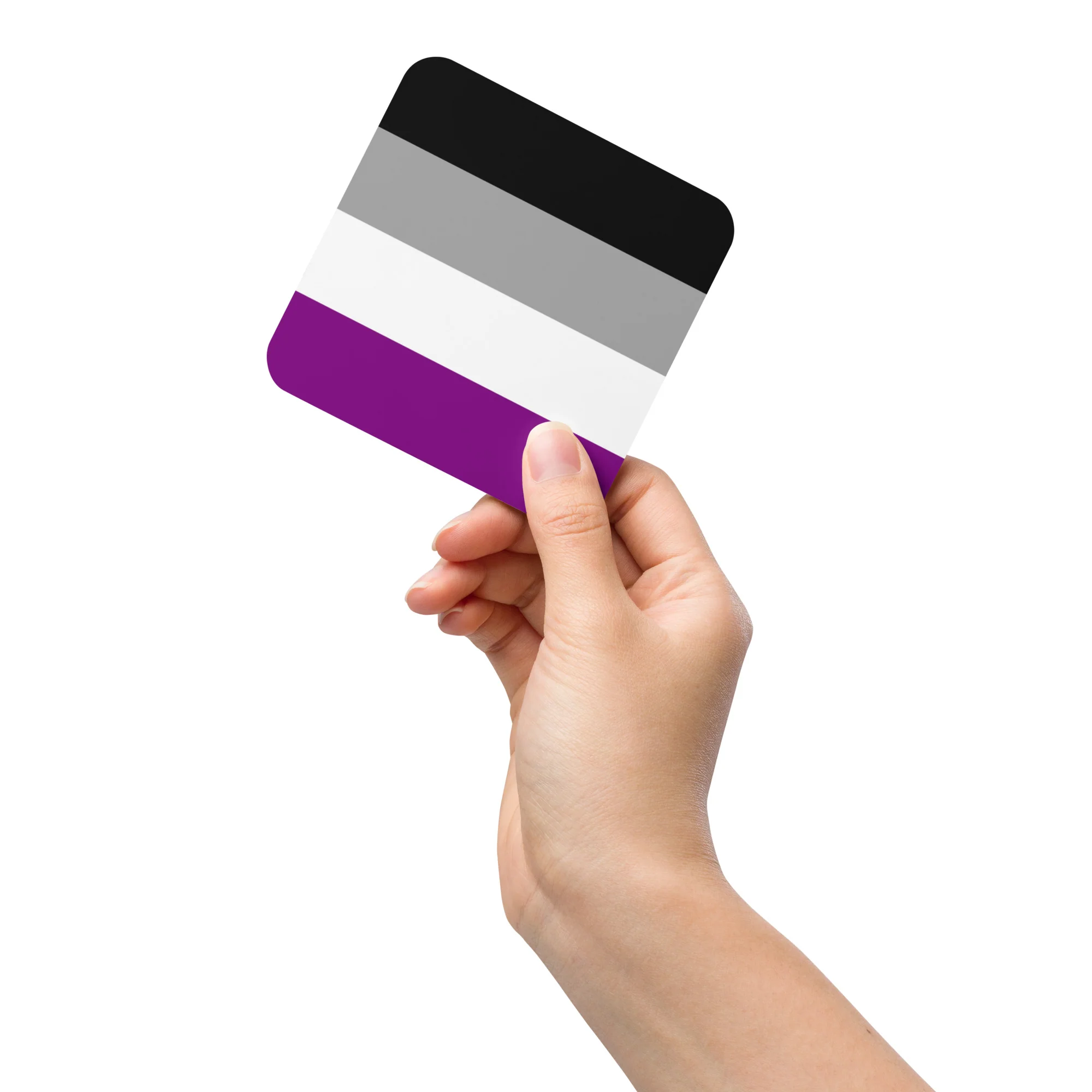 Asexual Pride Flag Coaster - Image 4