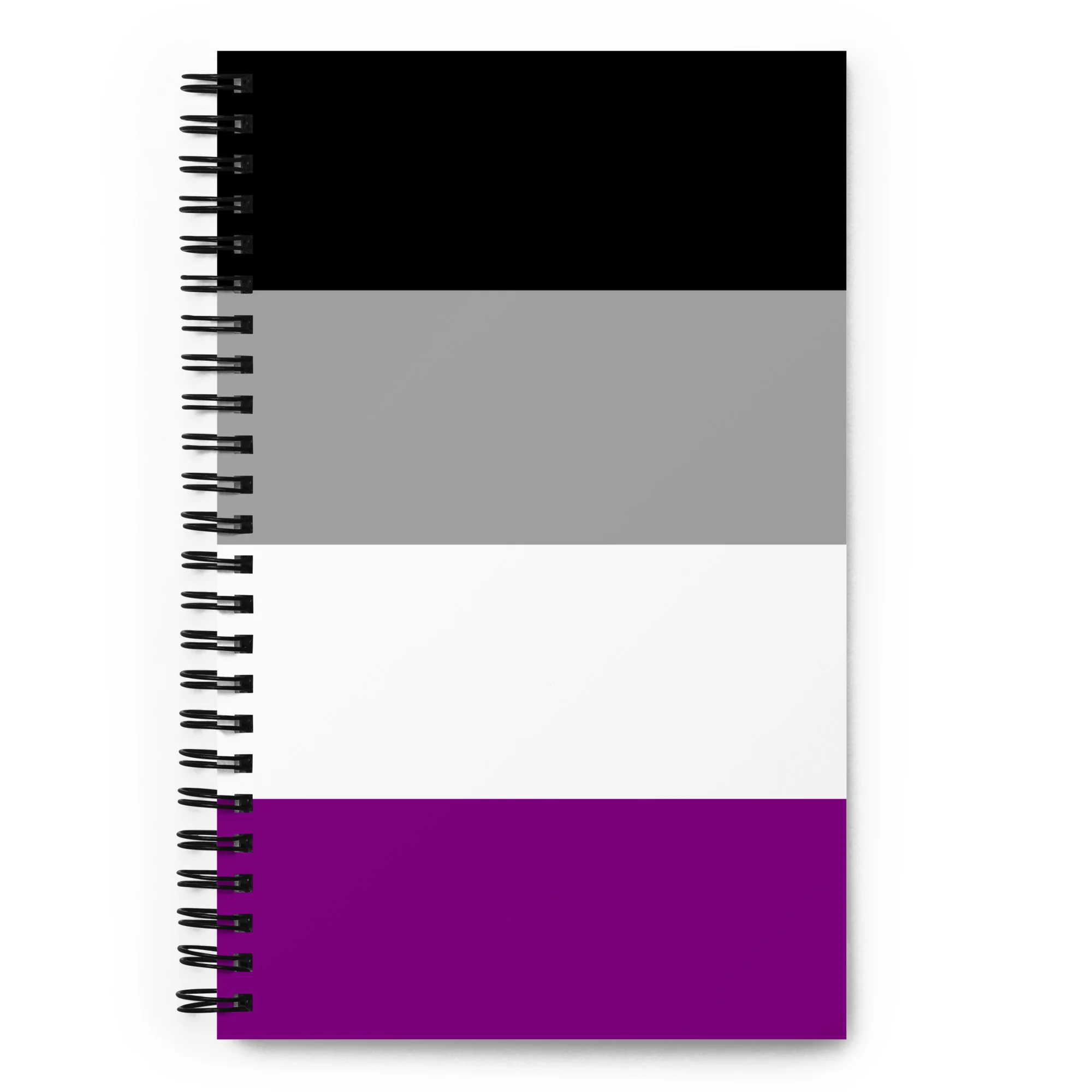 Asexual Pride Flag Spiral Notebook