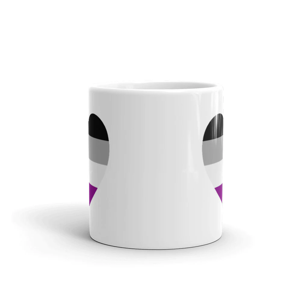 Asexual Pride Heart Mug - Image 3