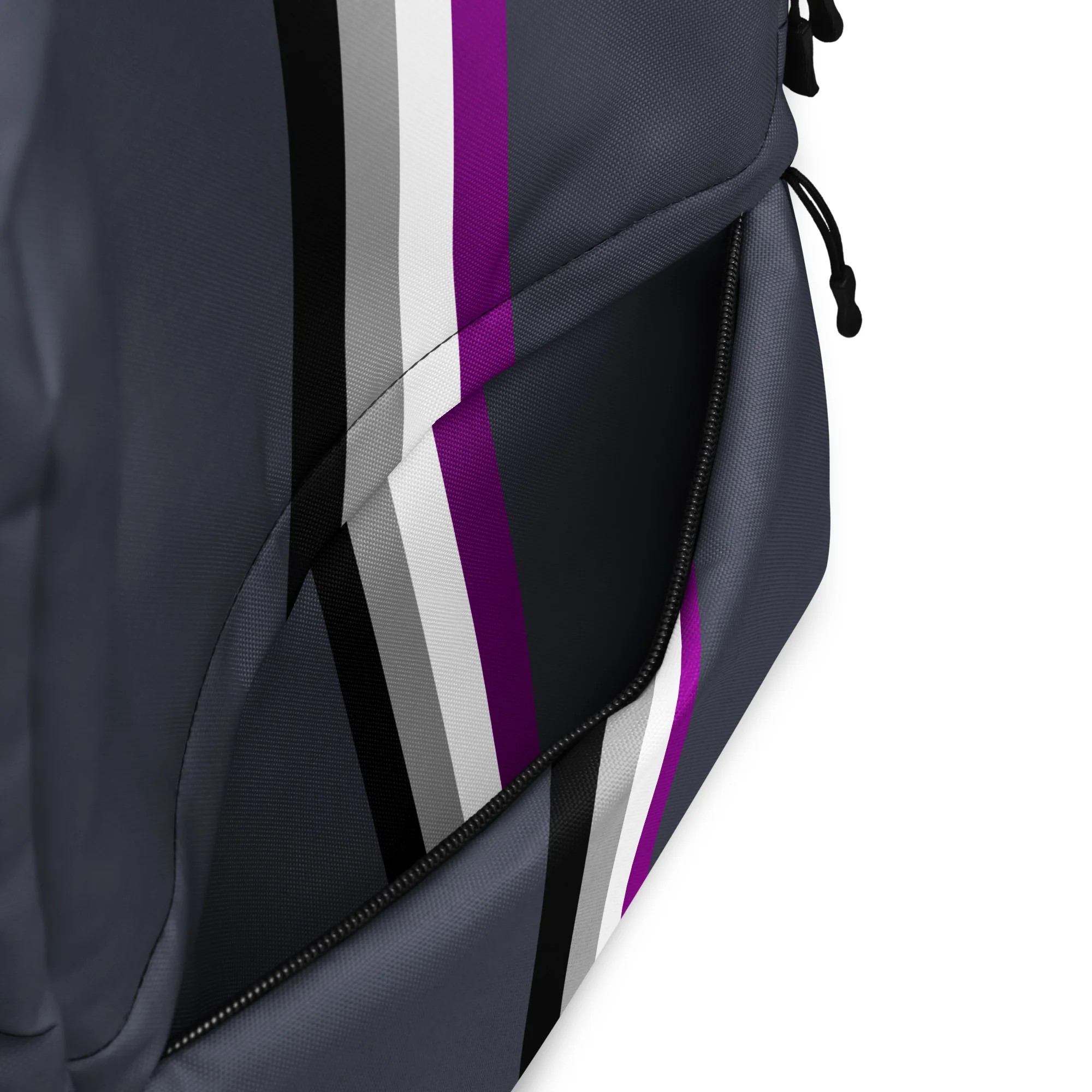 Asexual Pride Stripe Backpack - Image 6