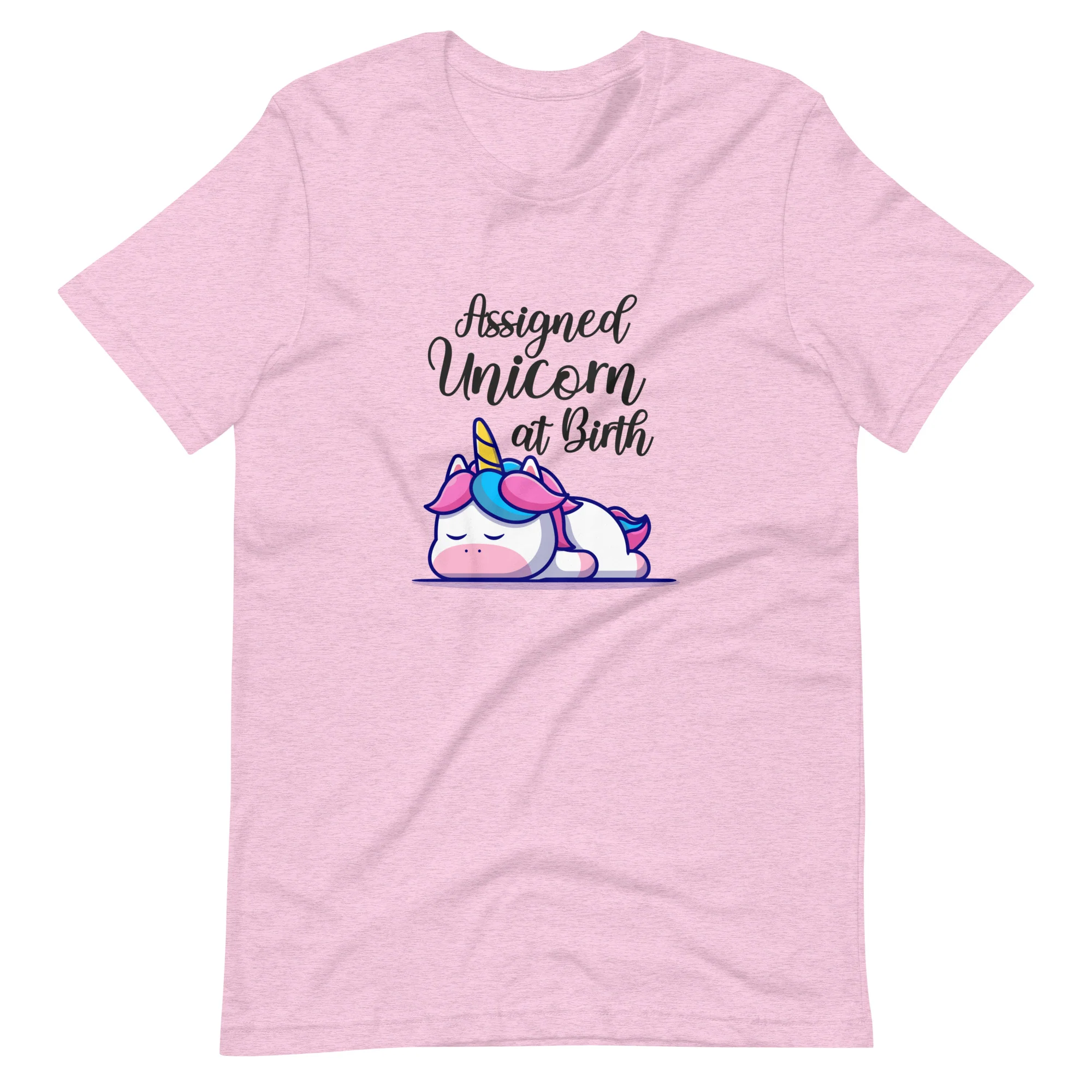 Assigned Unicorn At Birth Graphic T-Shirt - Image 4