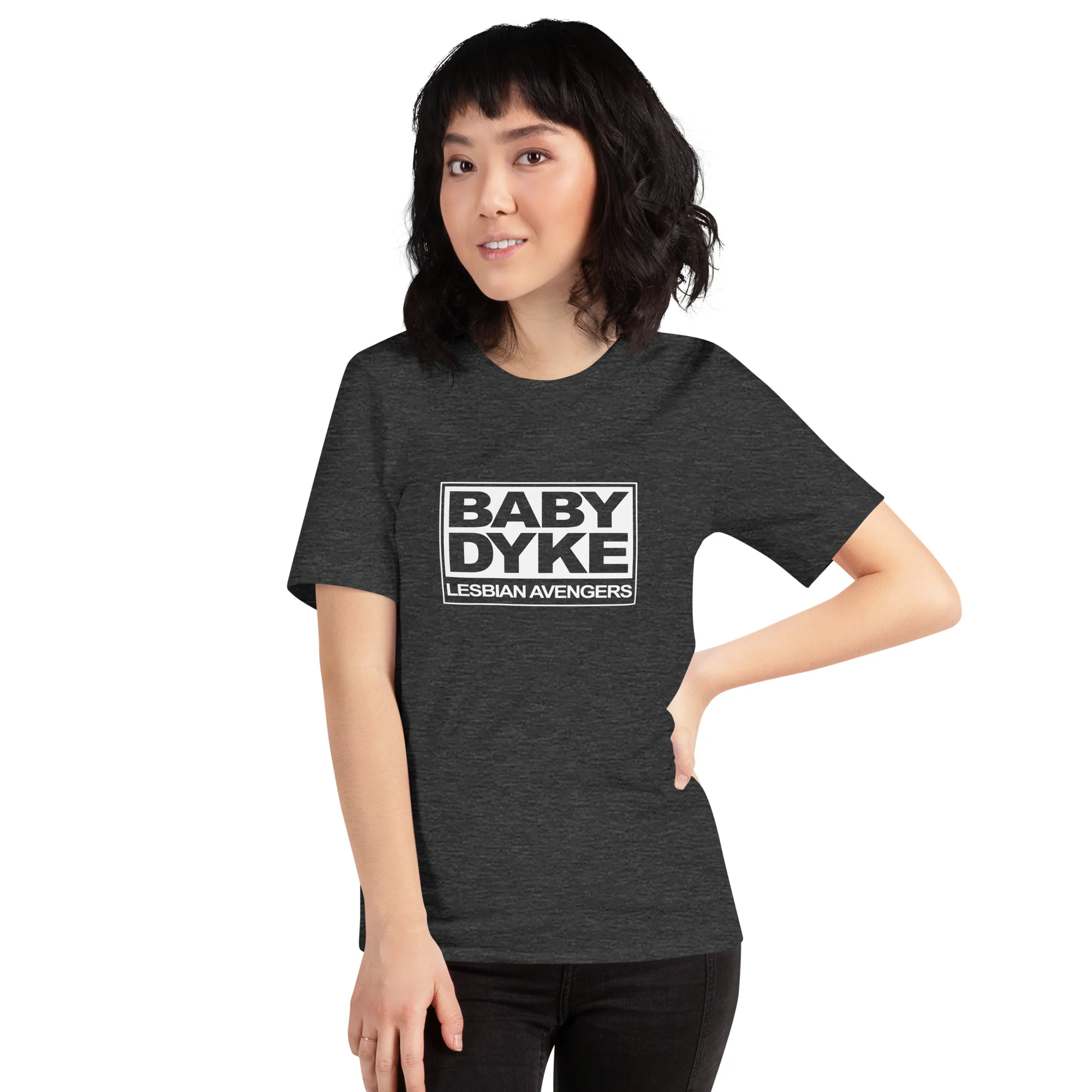 Lesbian Avengers Baby Dyke T-Shirt - Image 8