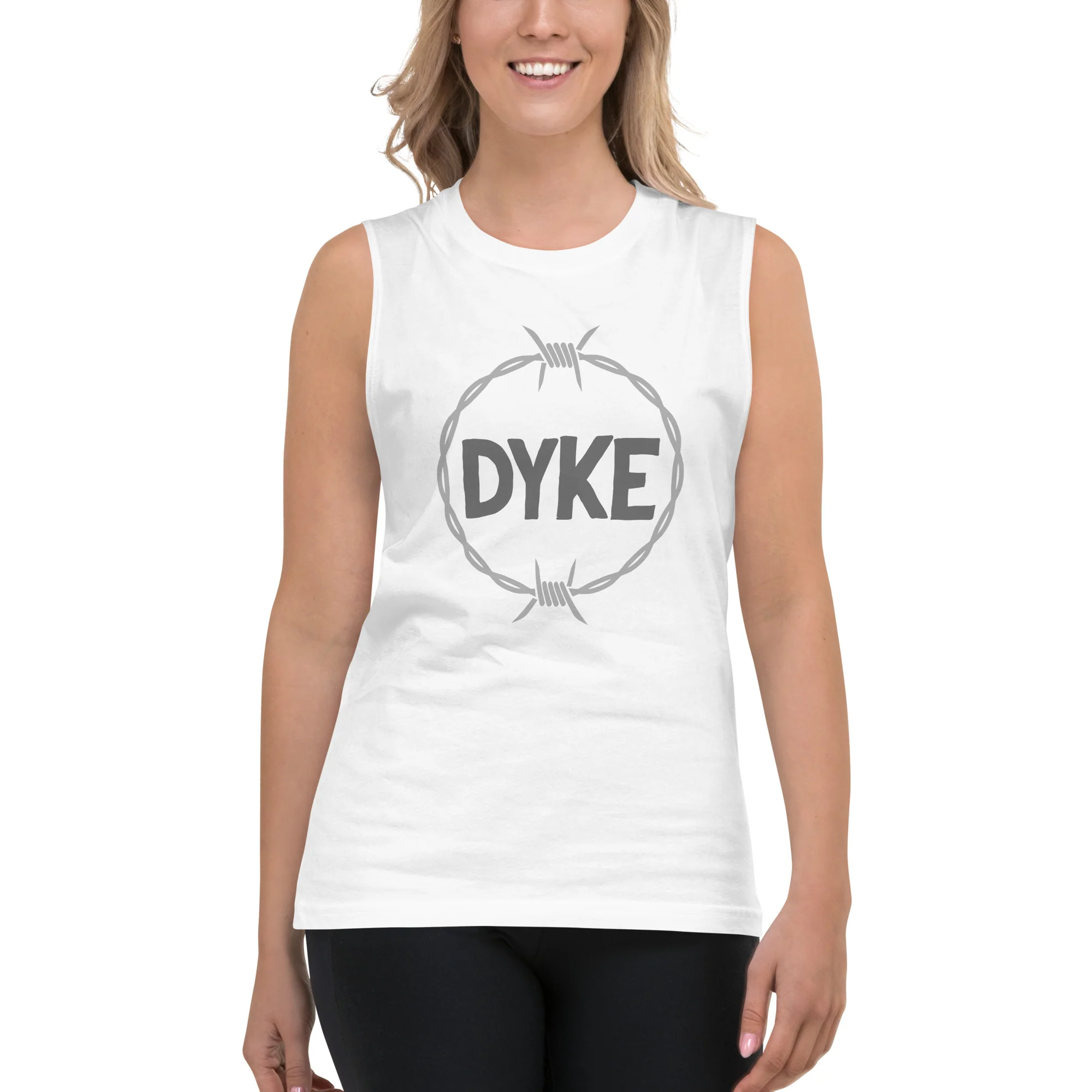 Barb Wire Dyke Muscle Shirt - Image 5