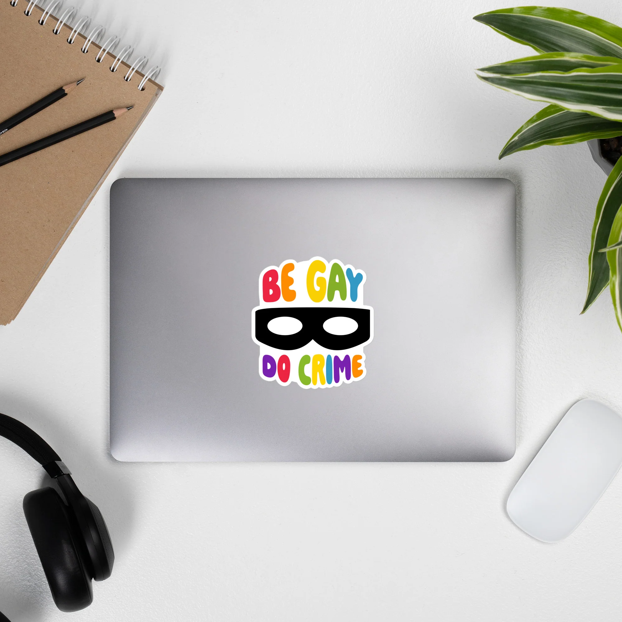 Be Gay Do Crime Sticker - Image 5