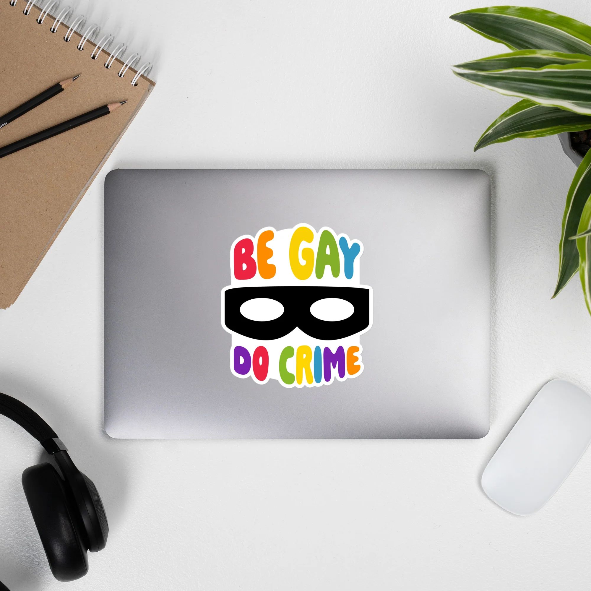 Be Gay Do Crime Sticker - Image 6