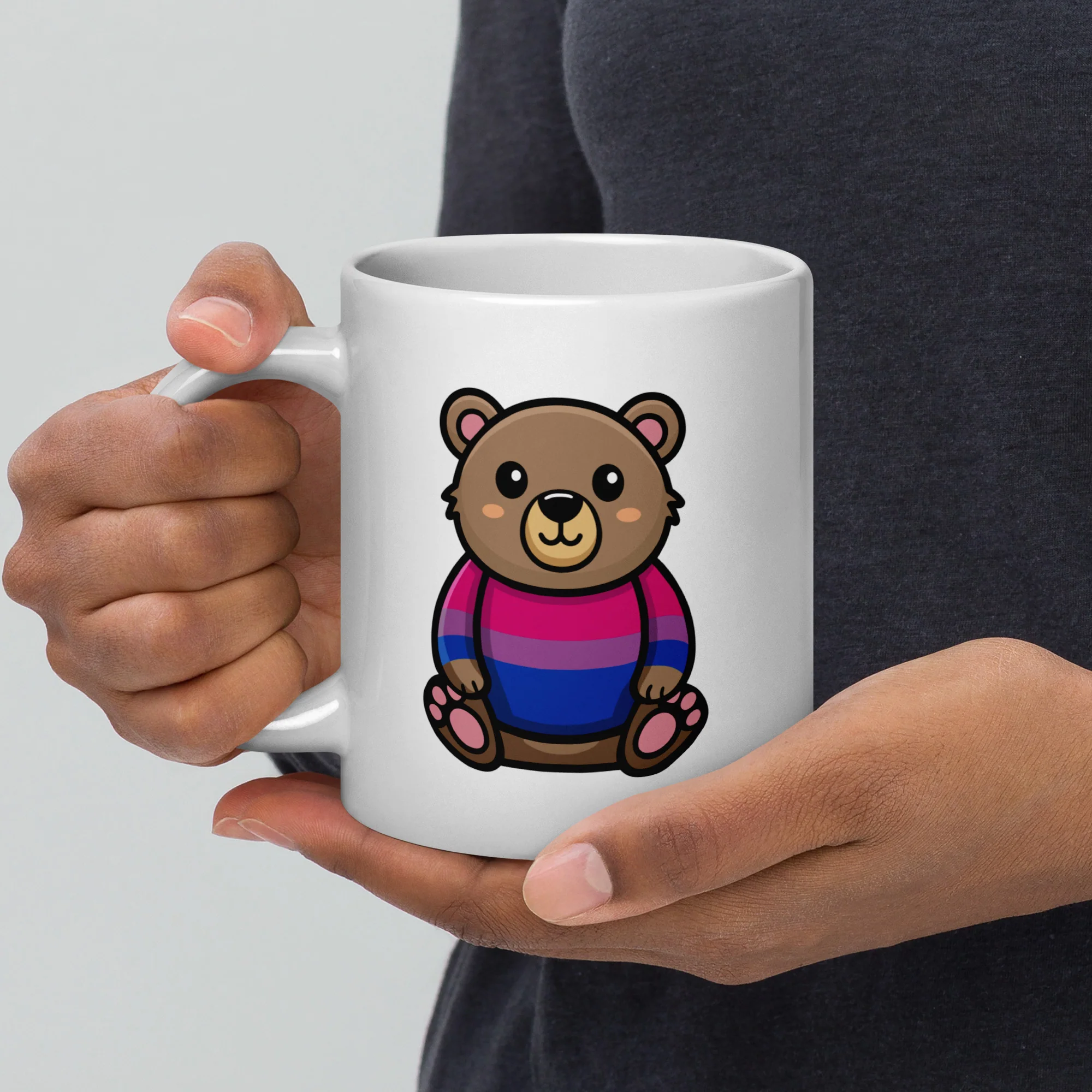 Bi Pride Bear Mug - Image 3