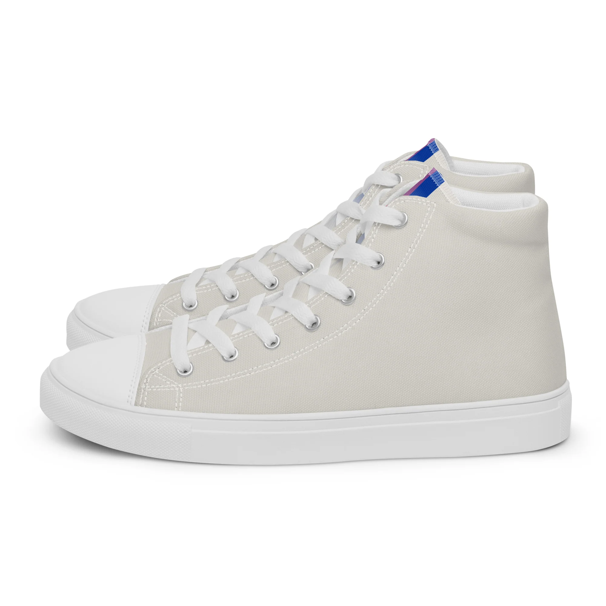 Bi Pride Hemp High Top Trainers (female sizes) - Image 7