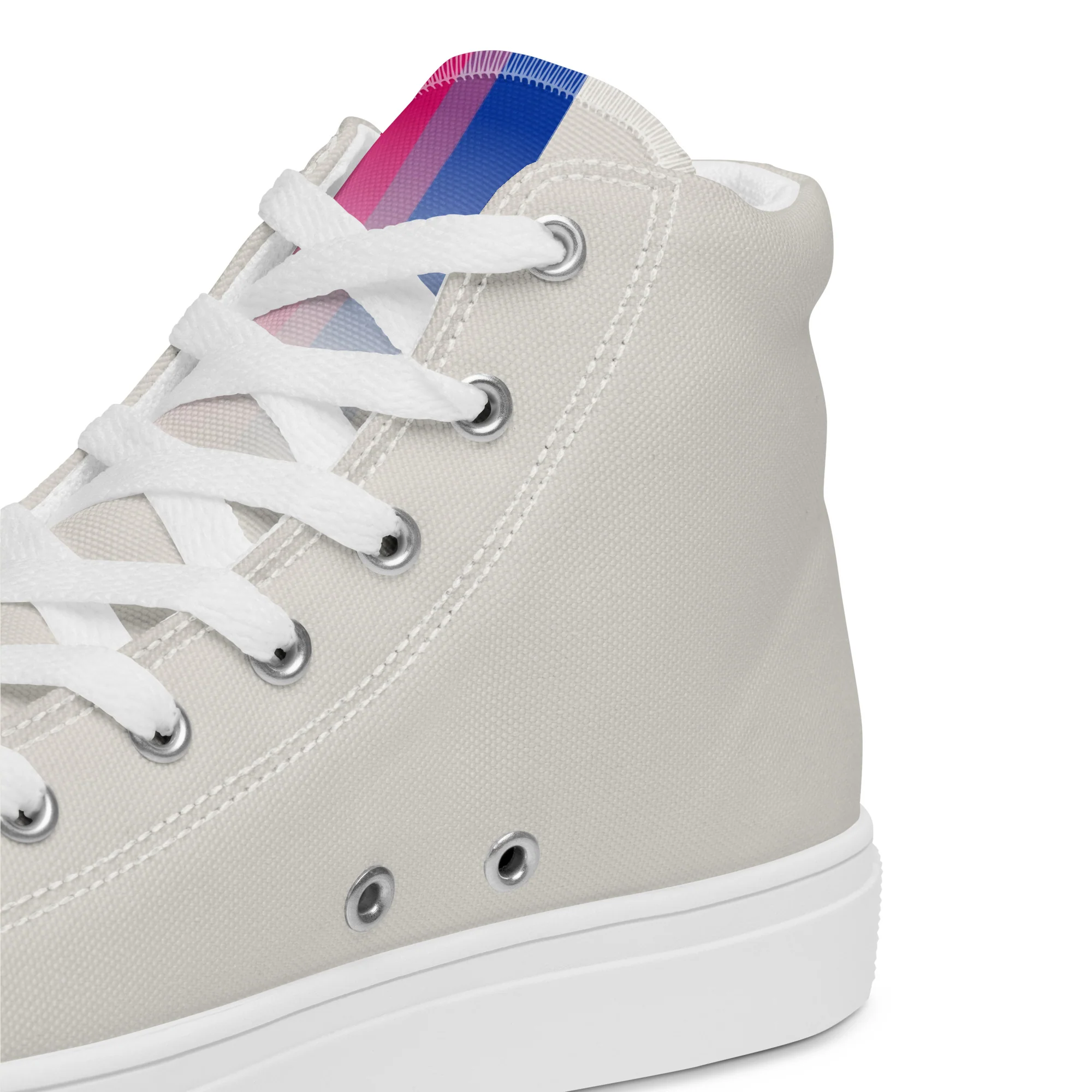 Bi Pride Hemp High Top Trainers (male sizes) - Image 2