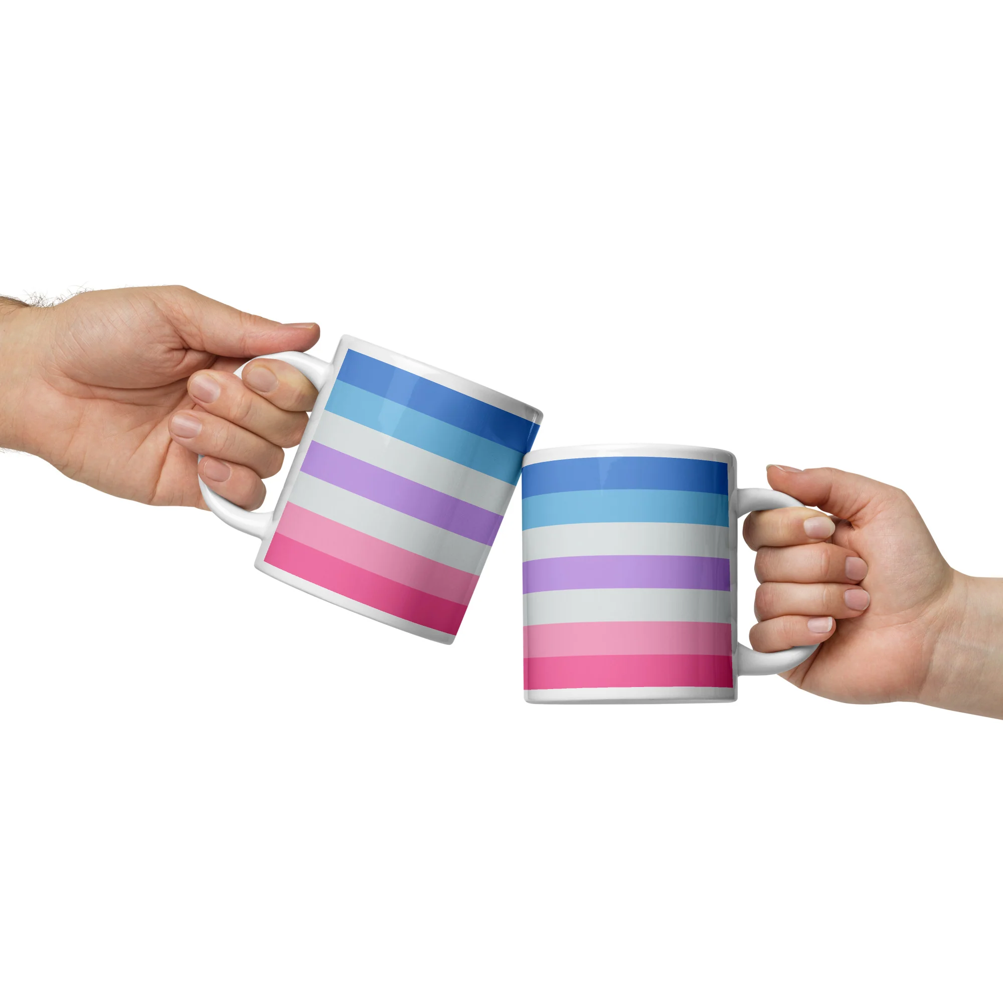 Bigender Pride Flag Mug - Image 4