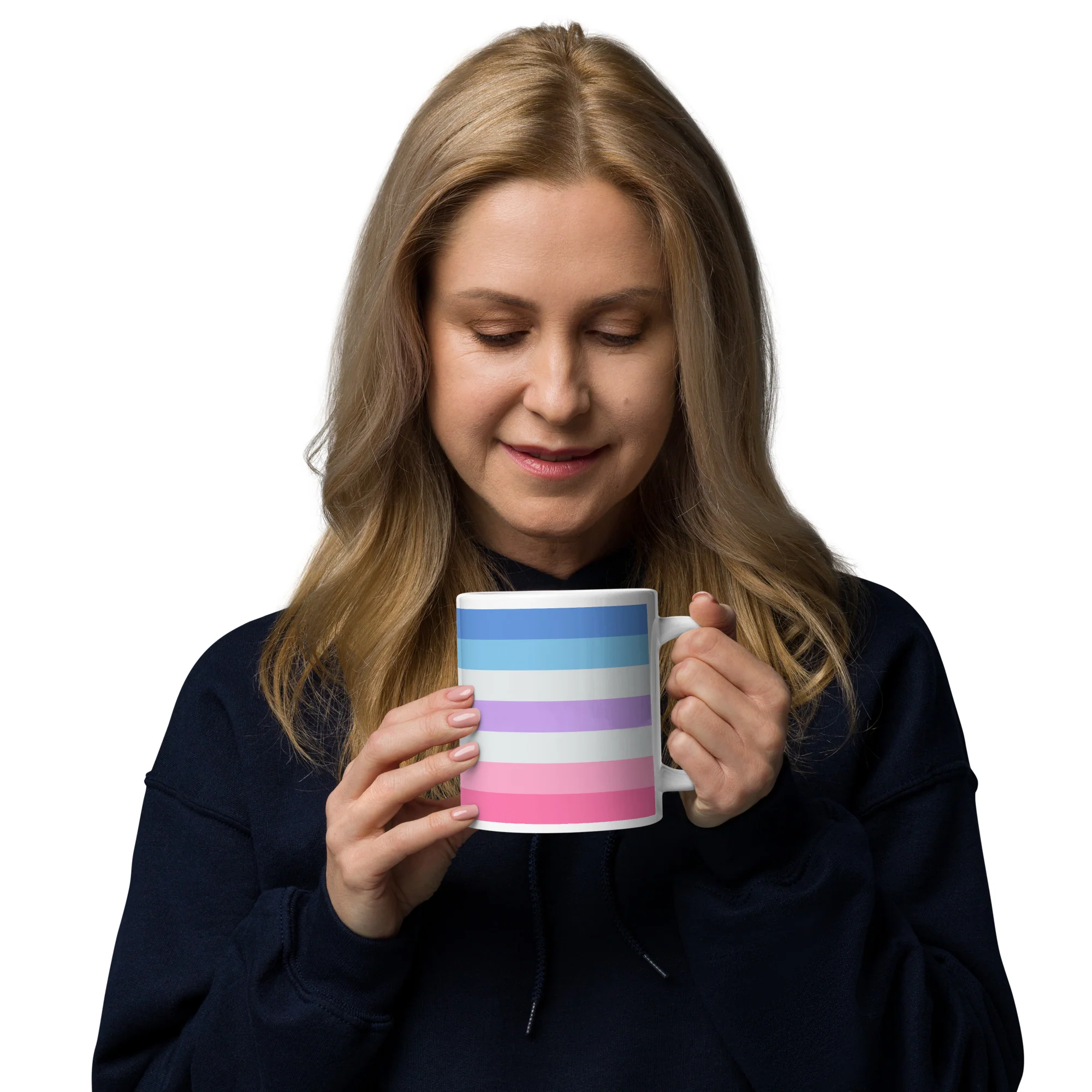 Bigender Pride Flag Mug - Image 5