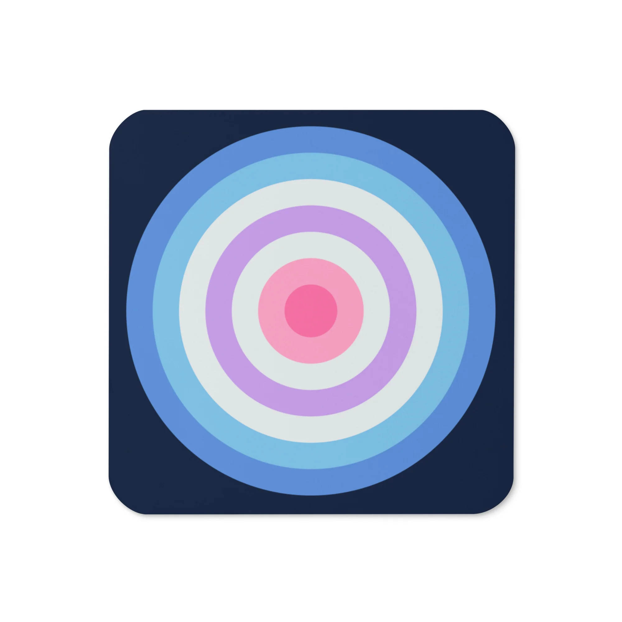 Bigender Pride Flag Roundel Coaster