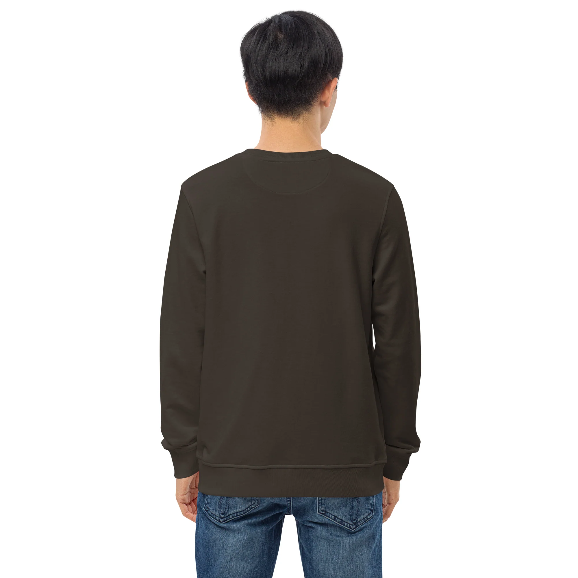Bisexual Embroidered Pride Flag Organic Sweatshirt - Image 5