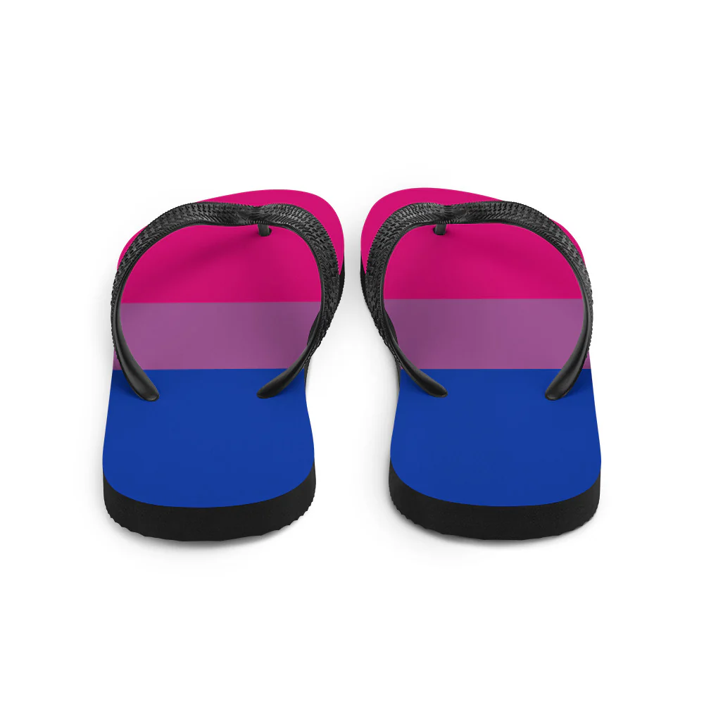 Bisexual Flag Flip-Flops - Image 3