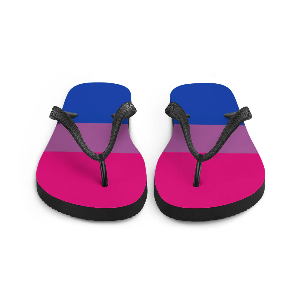 Bisexual Flag Flip-Flops - Image 4