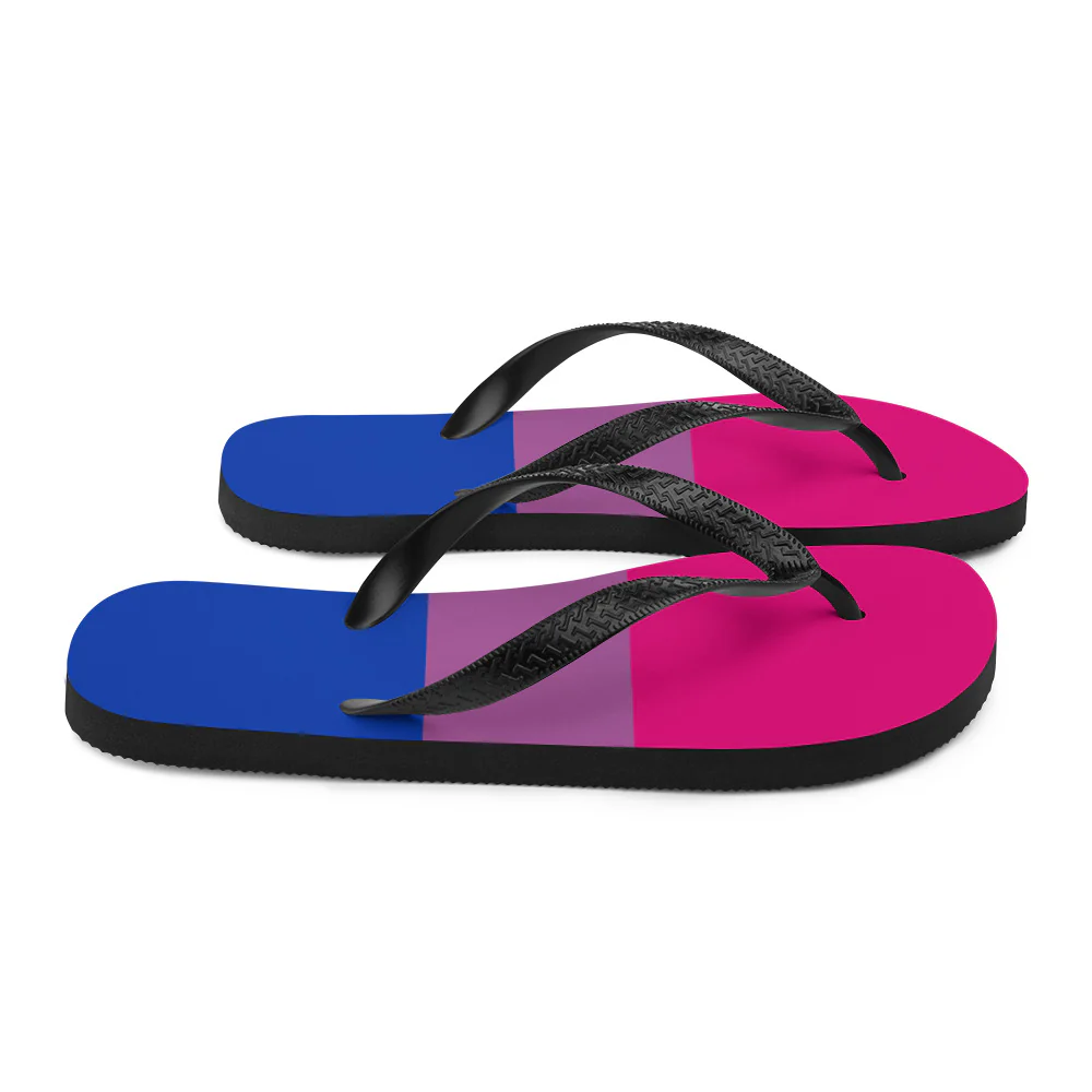 Bisexual Flag Flip-Flops - Image 6
