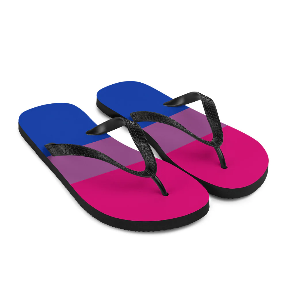 Bisexual Flag Flip-Flops - Image 7