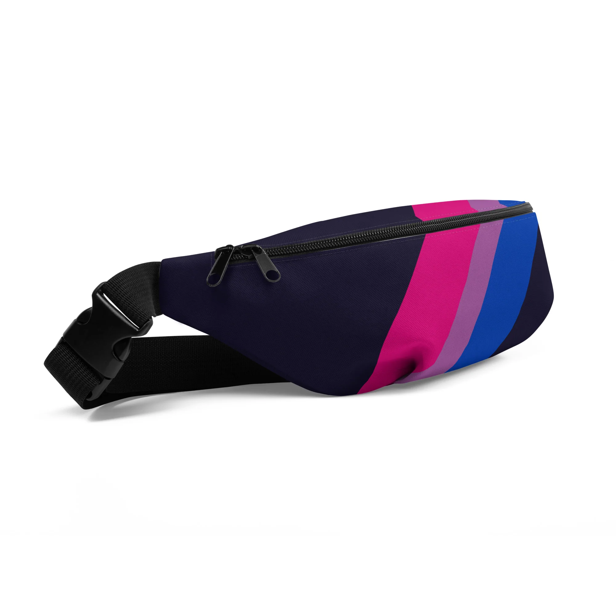 Bisexual Pride Flag Diagonal Fanny Pack/Bum Bag - Image 3