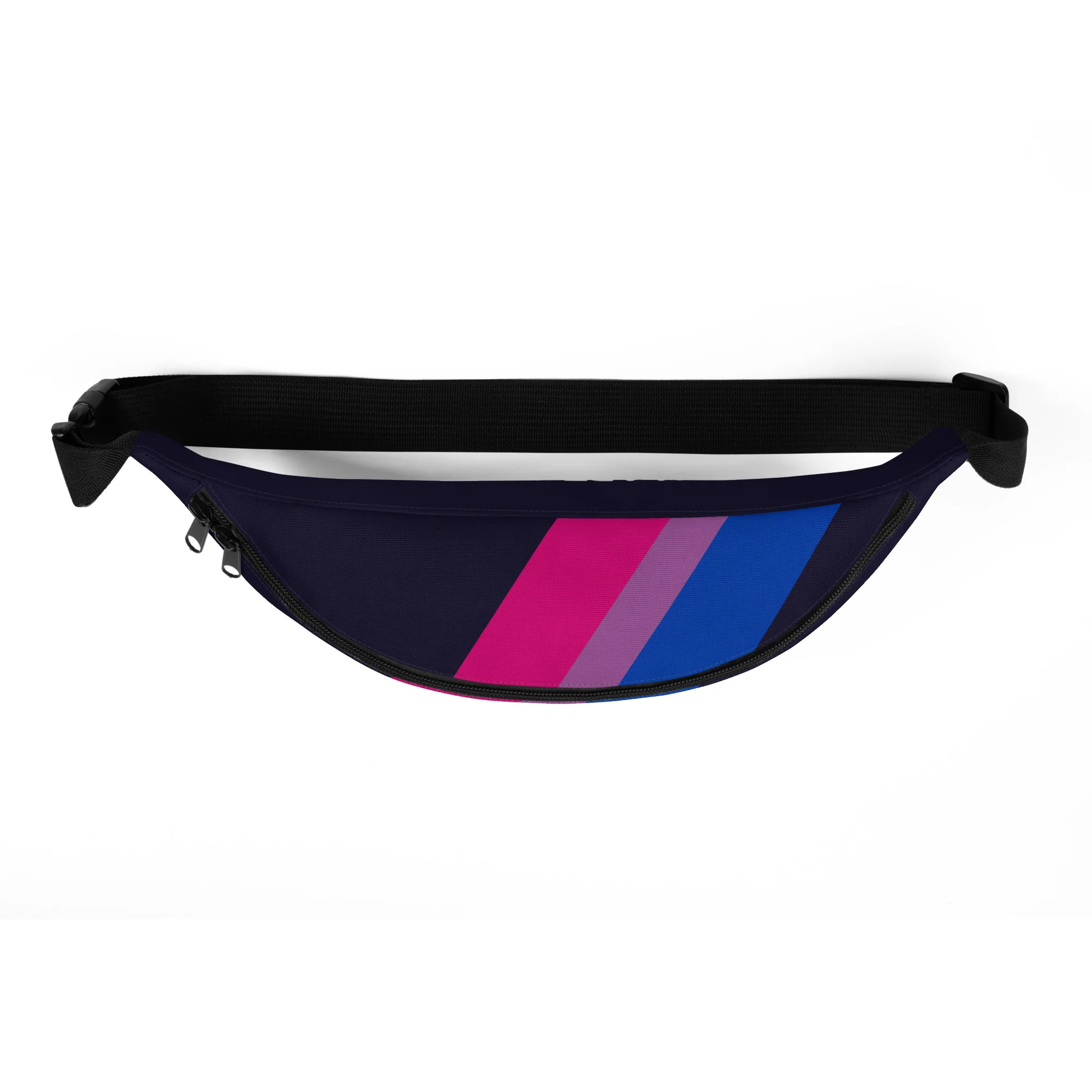 Bisexual Pride Flag Diagonal Fanny Pack/Bum Bag - Image 4