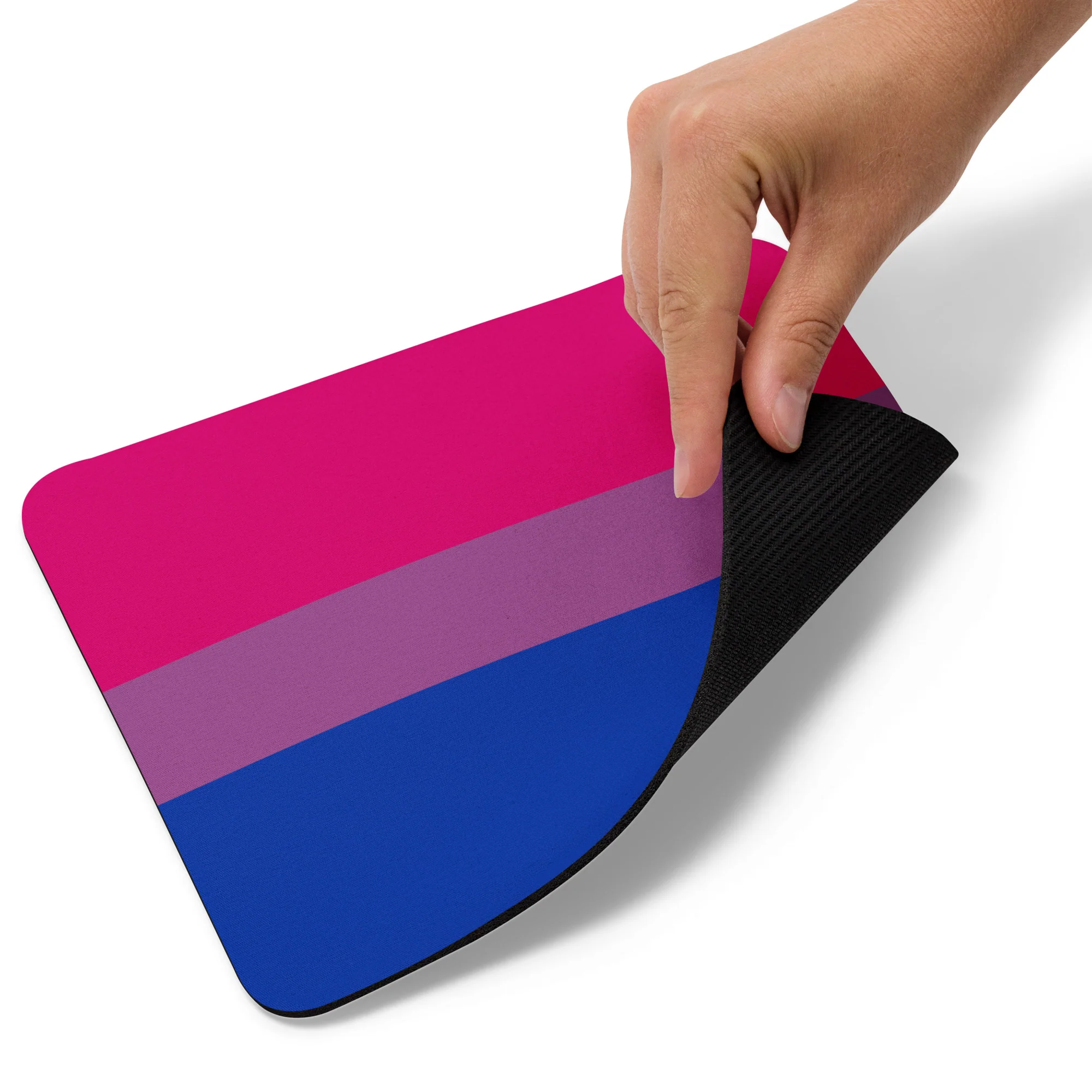 Bisexual Pride Flag Mouse Pad/Mouse Mat - Image 2
